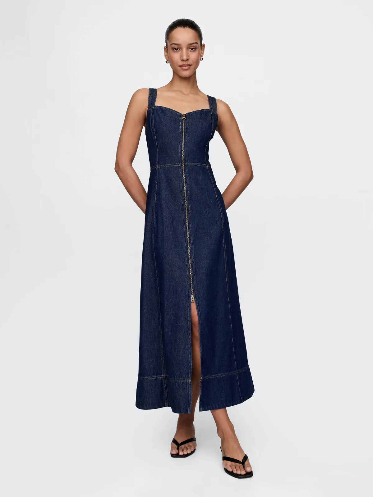 UltraSoft Denim Maxi Dress by Gap