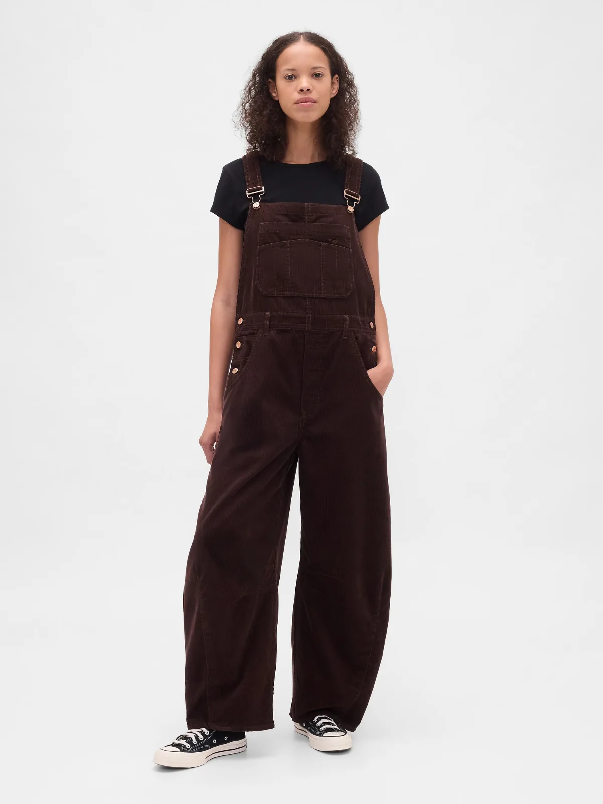 Corduroy Horseshoe Overalls