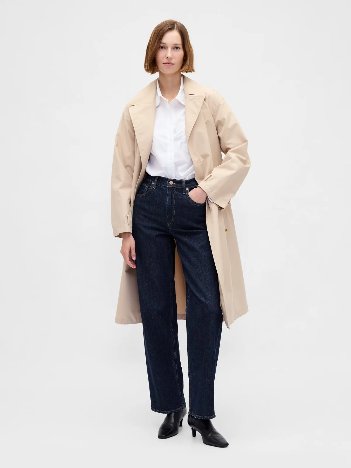 High Rise 90s Loose Jeans by Gap