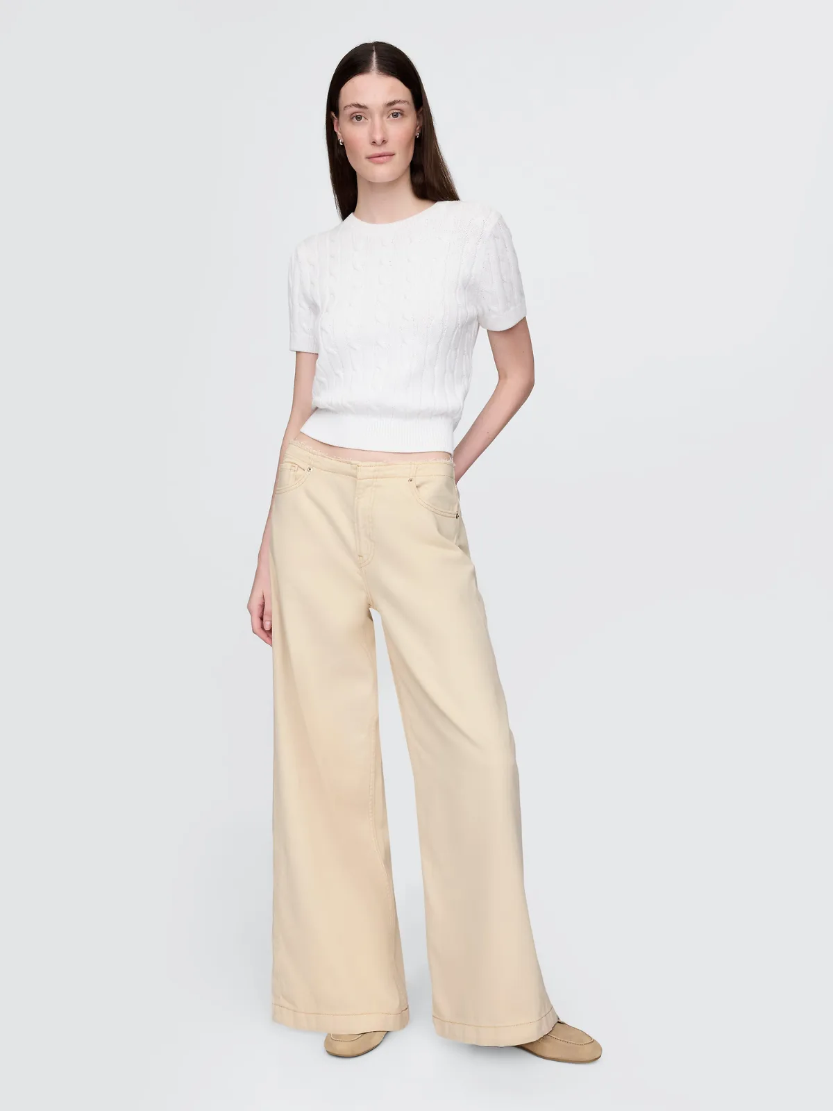 Mid Rise UltraSoft Baggy Jeans by Gap