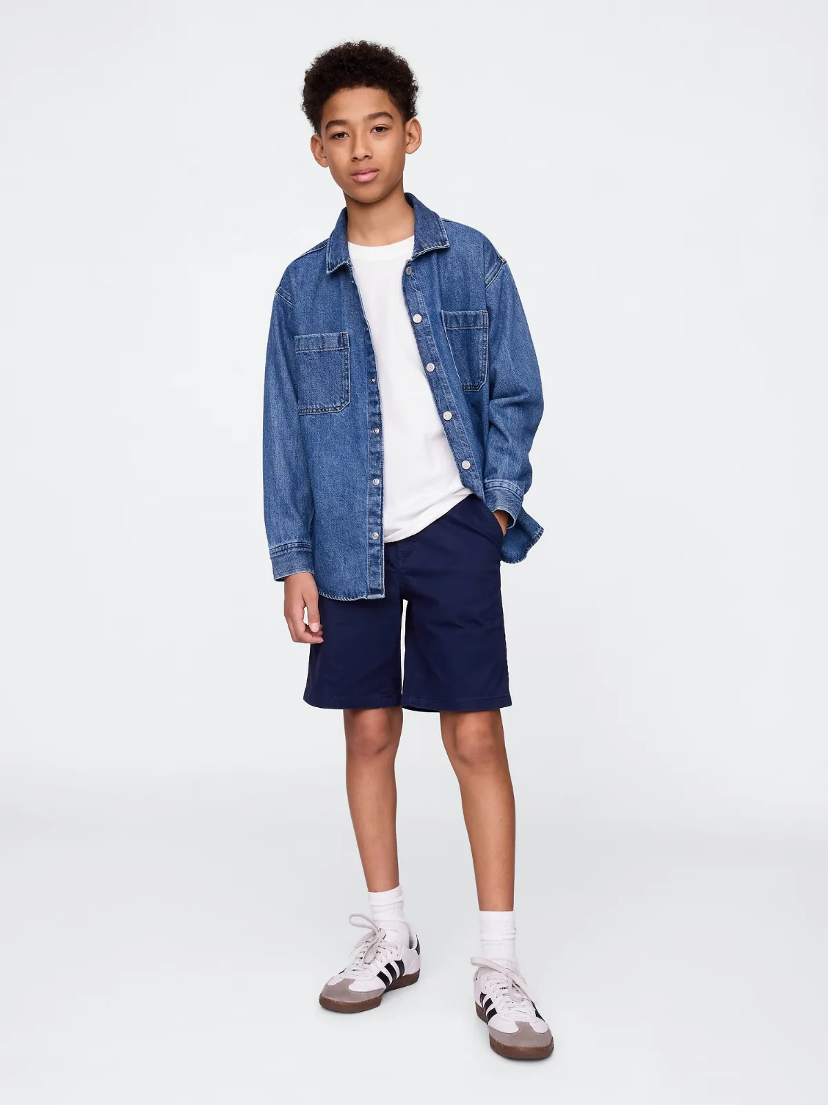 7 Relaxed Khaki Shorts by Gap