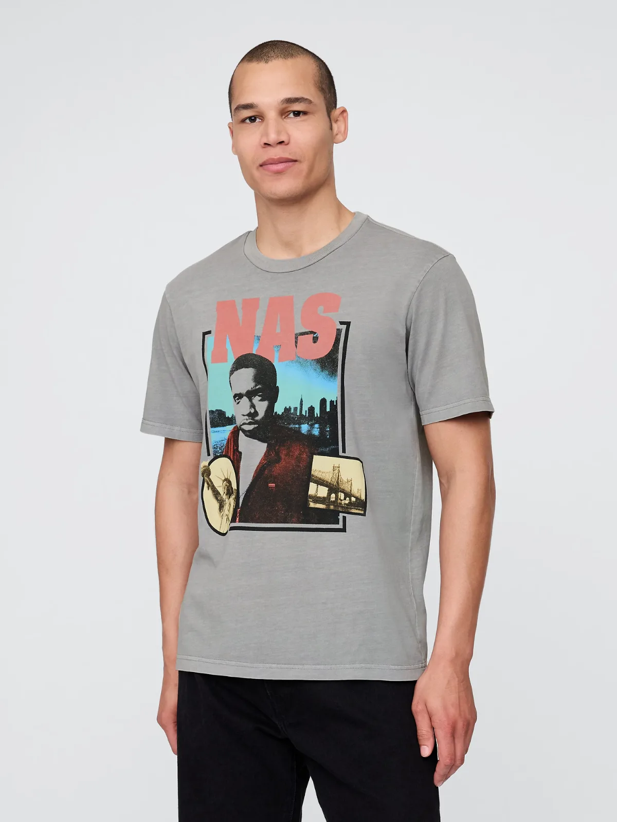 Nas Relaxed Graphic T-Shirt by Gap