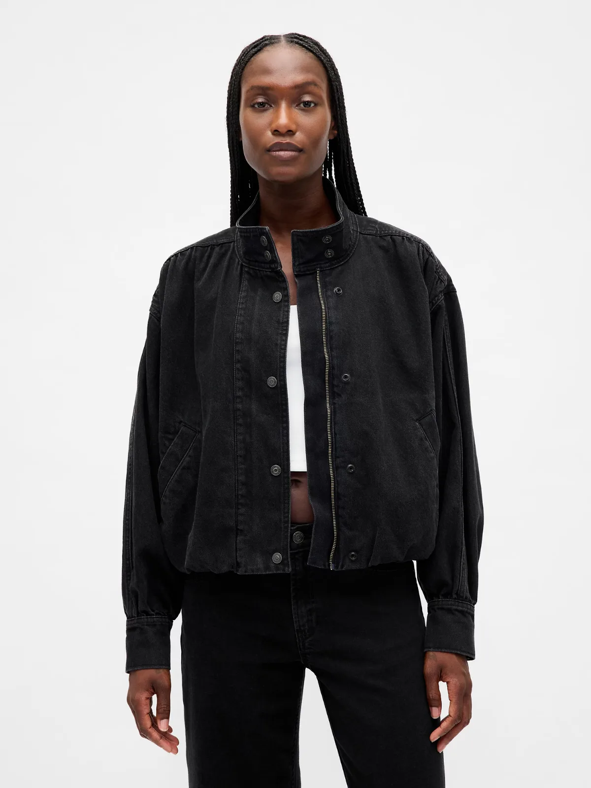 Denim Bubble Jacket by Gap