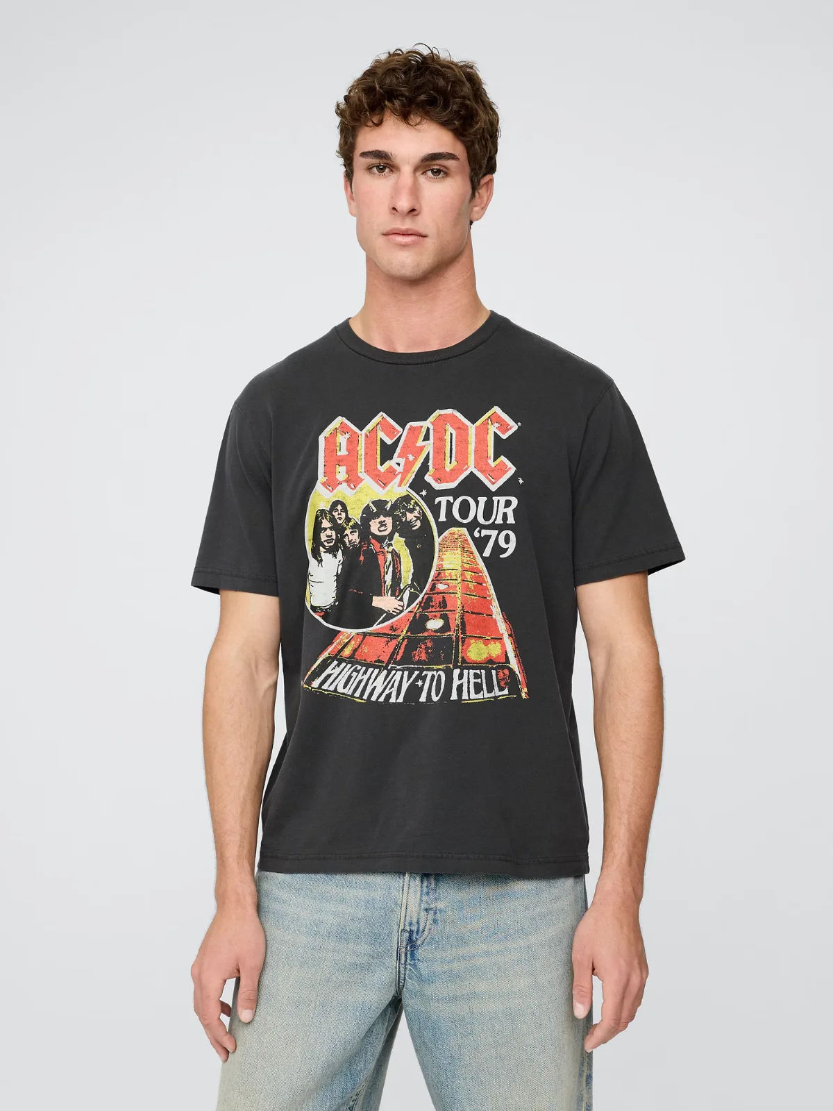 AC/DC 1979 Tour Relaxed Graphic T-Shirt by Gap
