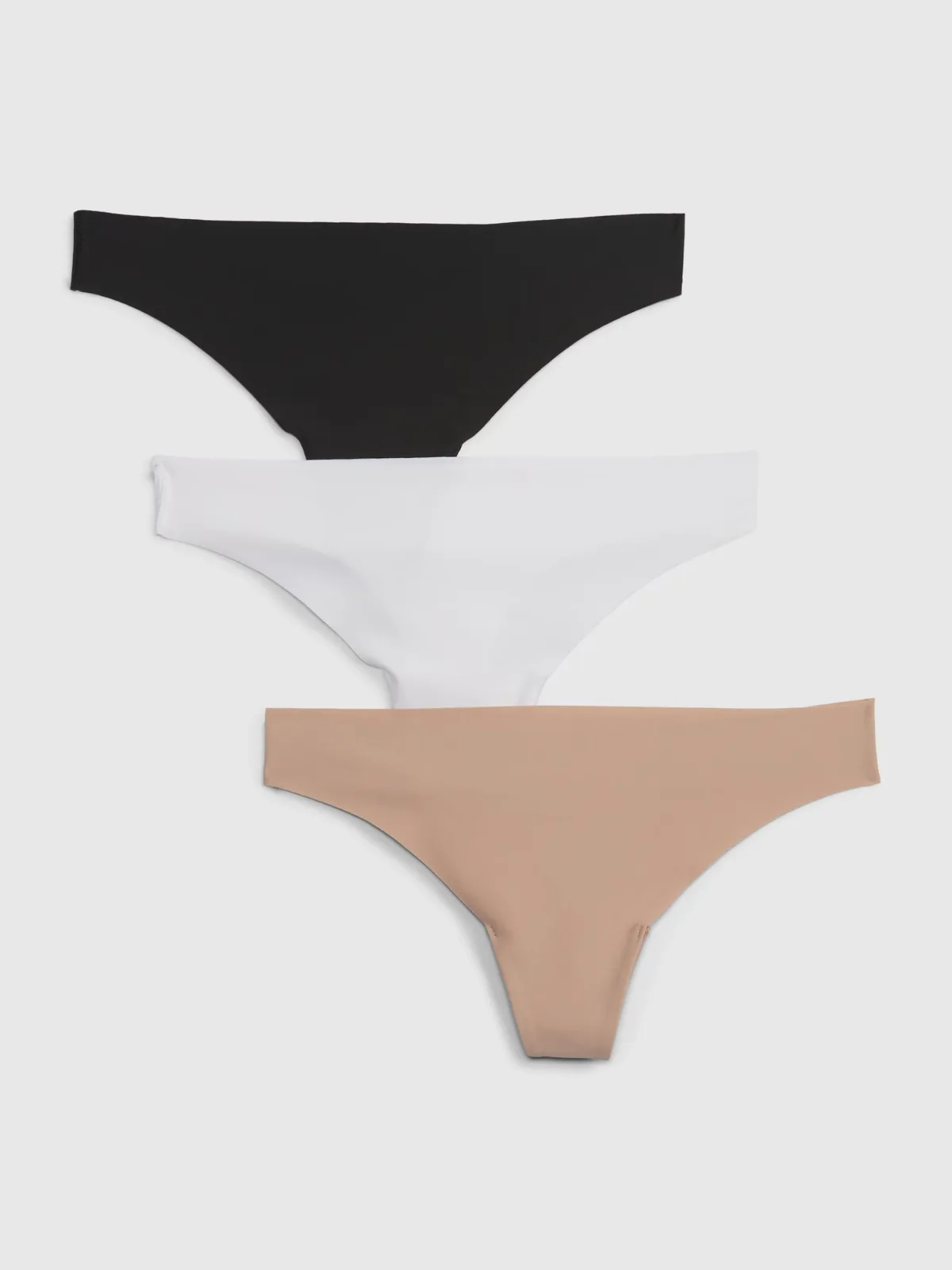 No Show Thong (3-Pack) by Gap