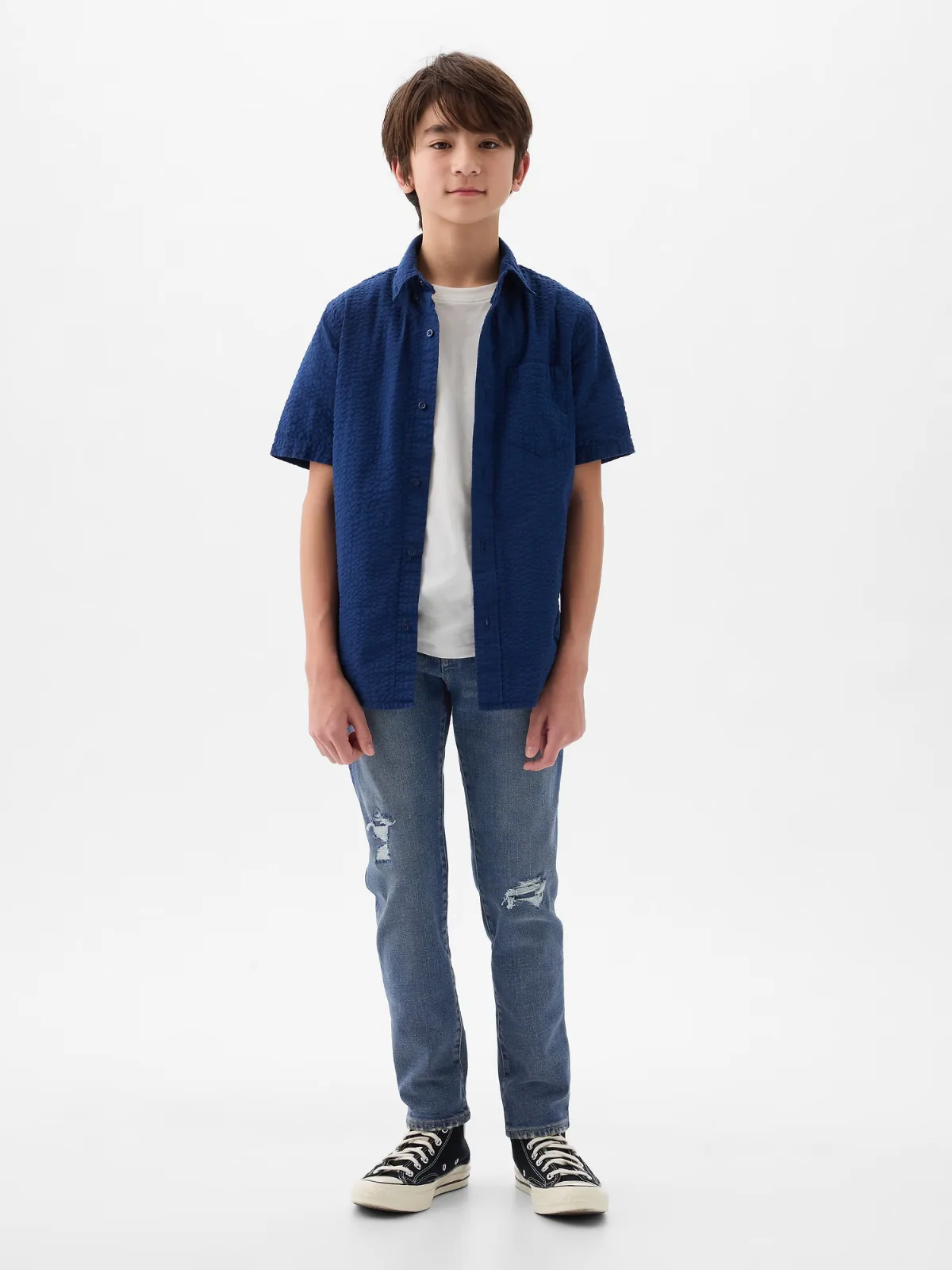 Rip & Repair Slim Jeans by Gap
