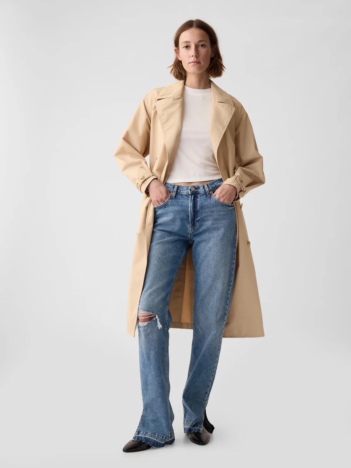 Mid Rise 90s Loose Jeans by Gap