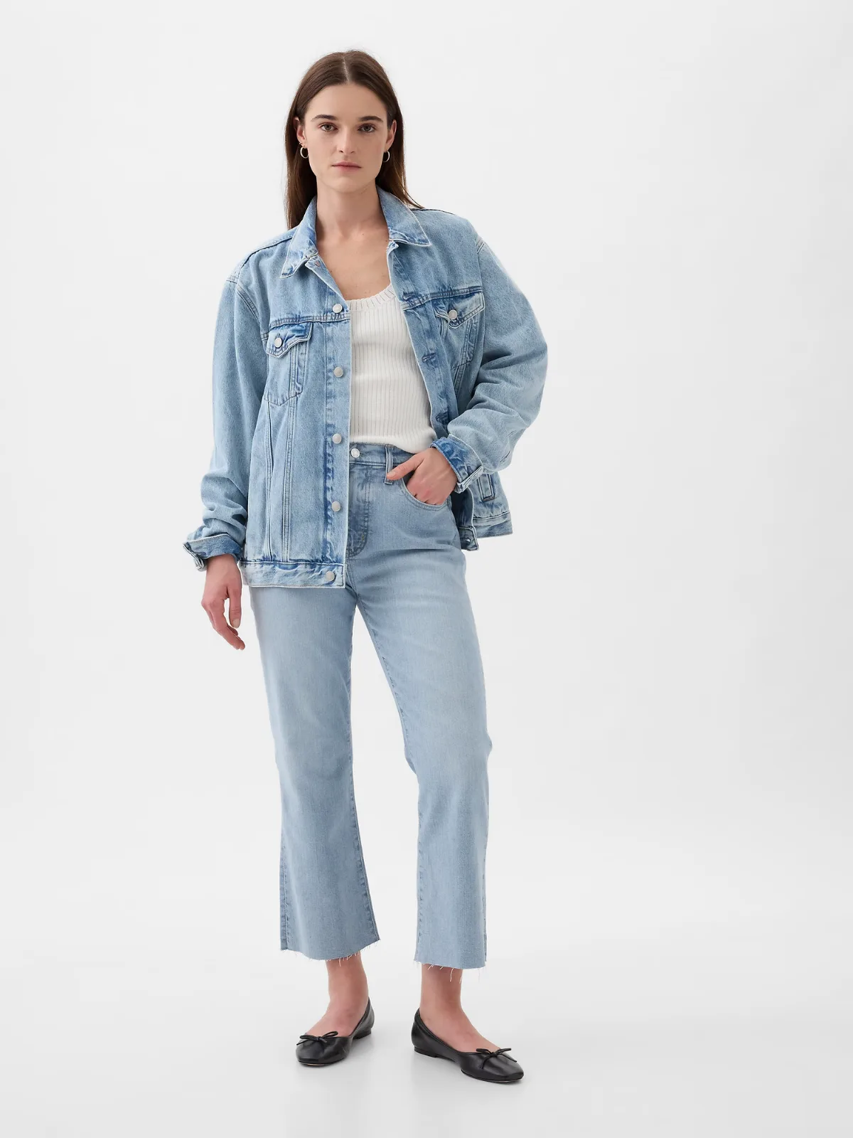 High Rise Kick Fit Jeans by Gap