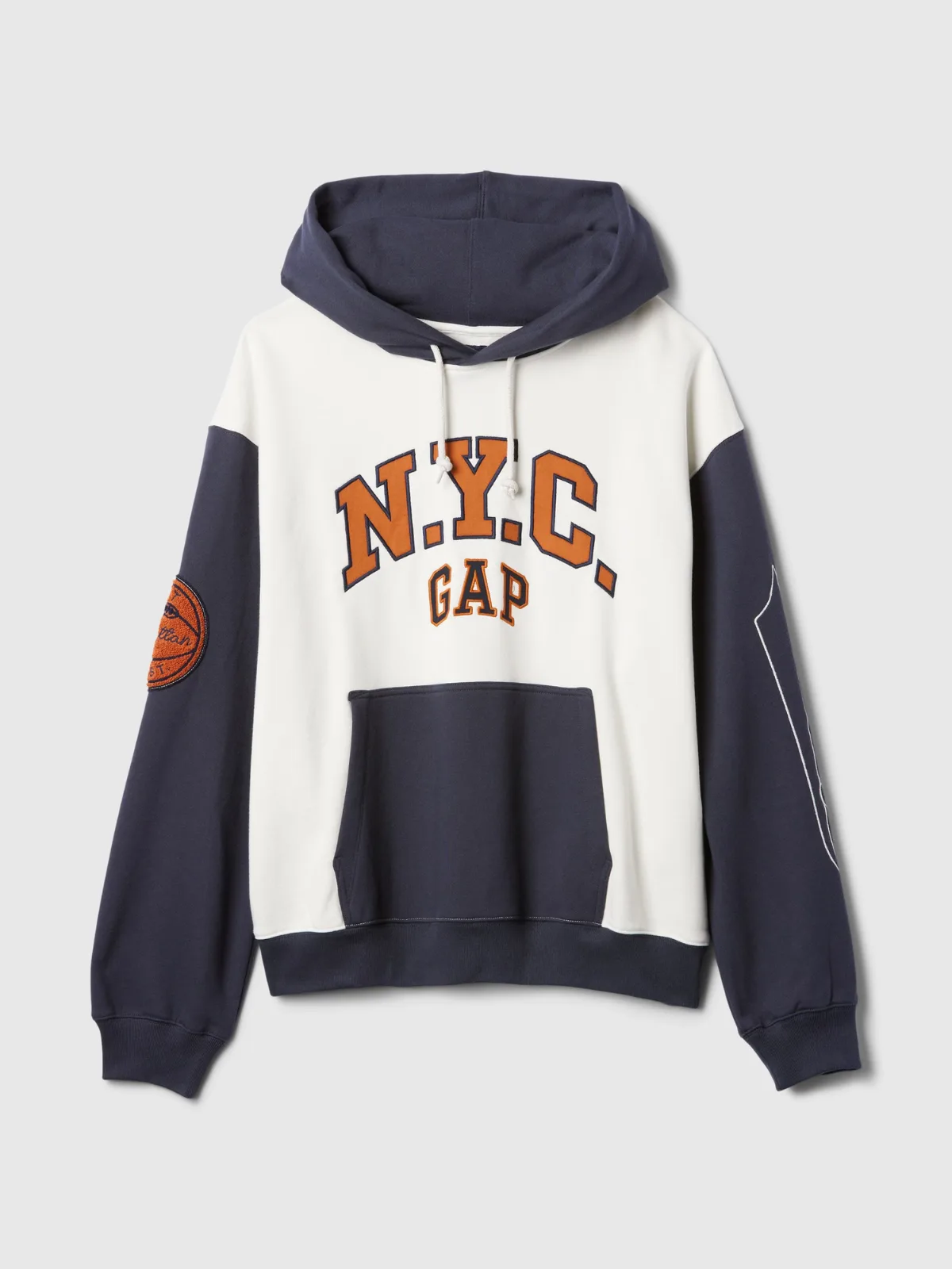 NYC Logo Colorblock Hoodie by Gap
