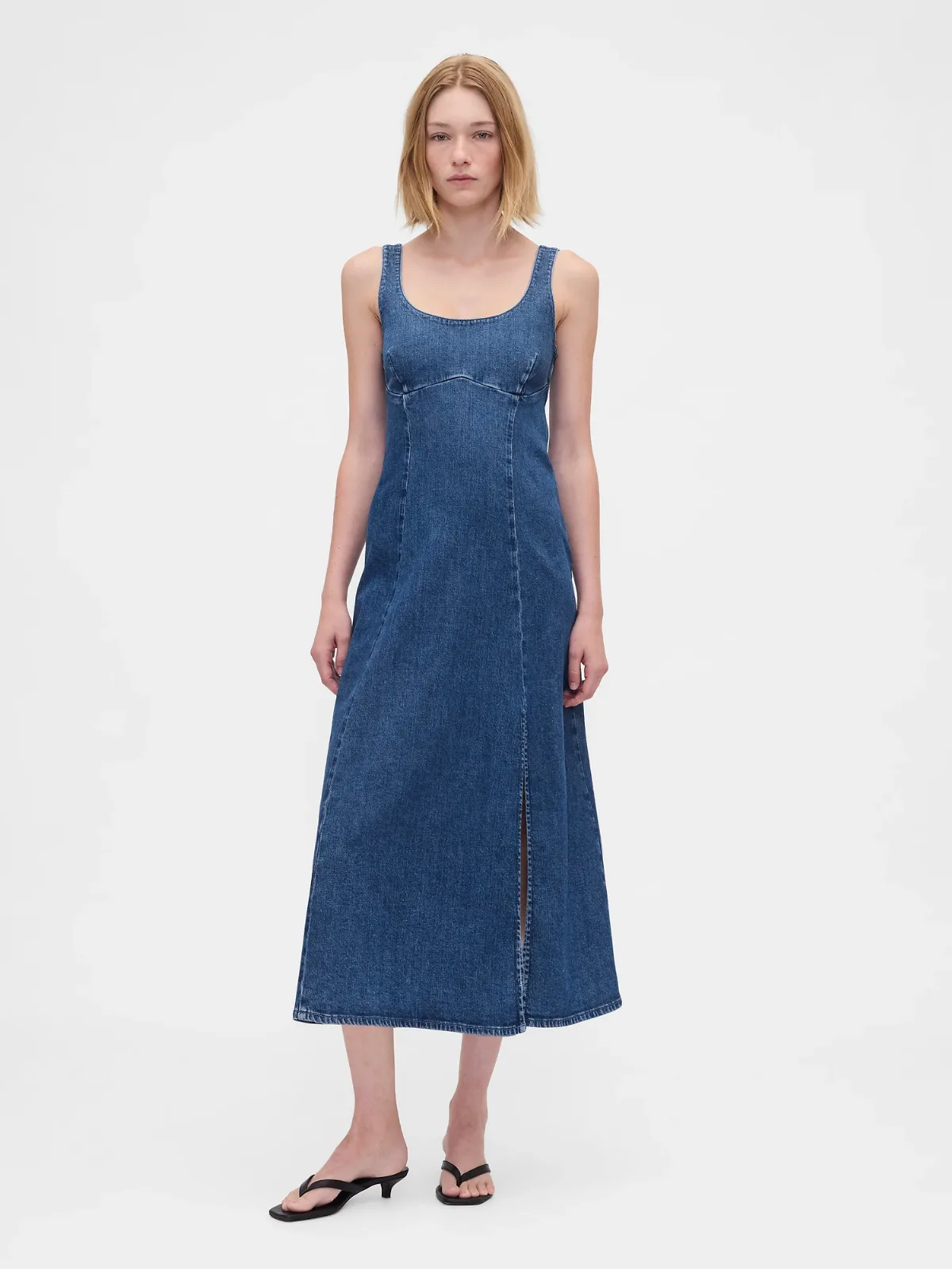 Denim Midi Dress by Gap