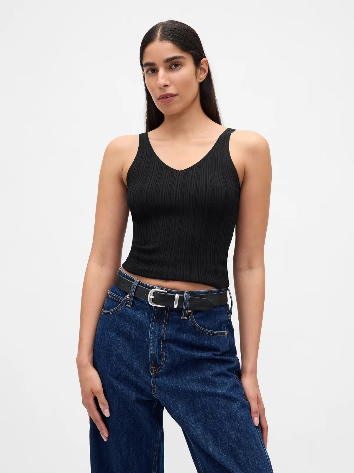 Rib Sweater Tank Top by Gap