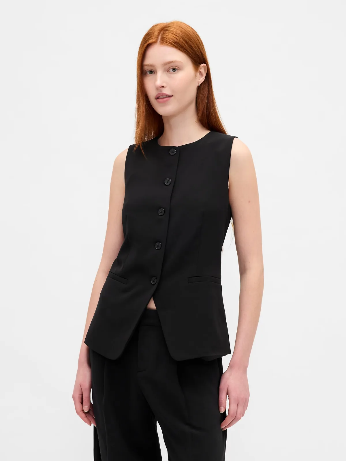 High-Neck Vest