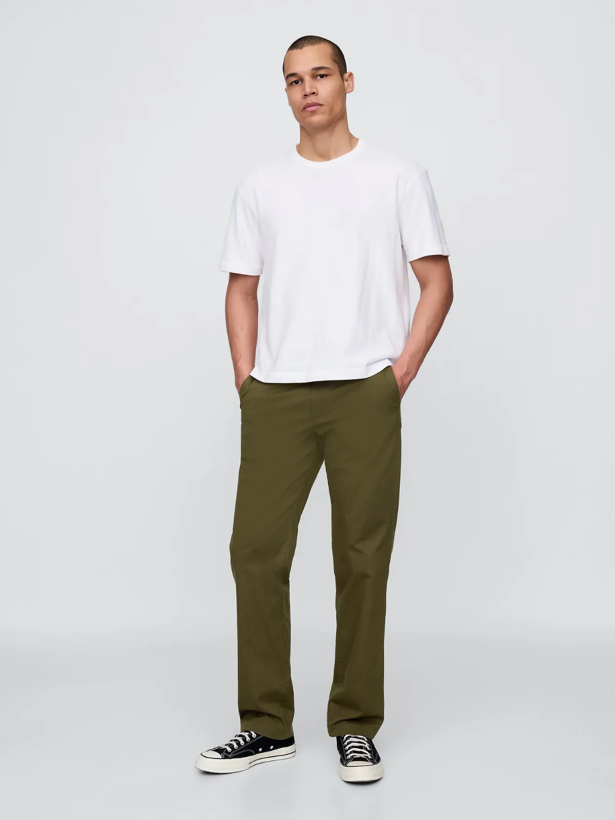 Modern Straight Khakis