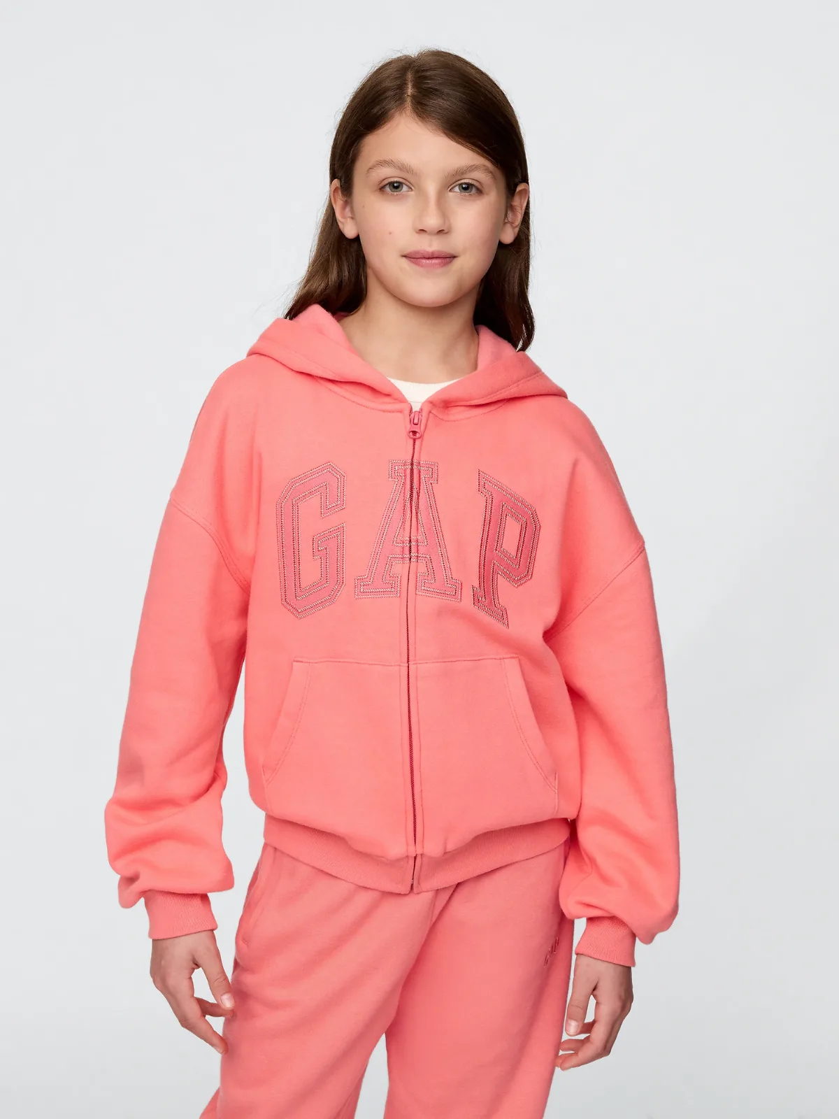 VintageSoft Logo Zip Hoodie by Gap