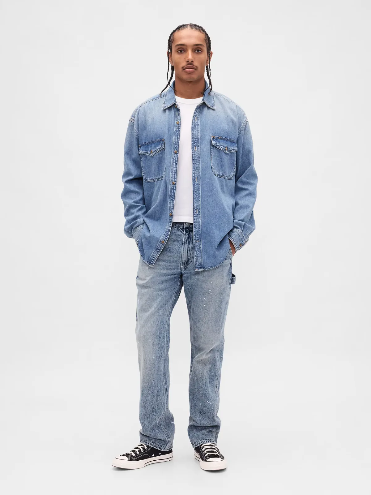 Relaxed Straight Carpenter Jeans by Gap