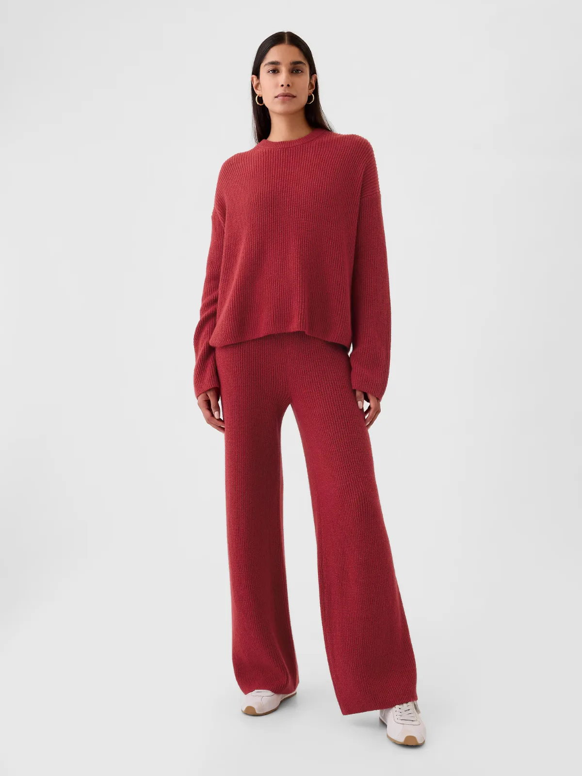 CashSoft Shaker-Stitch Sweater Pants by Gap