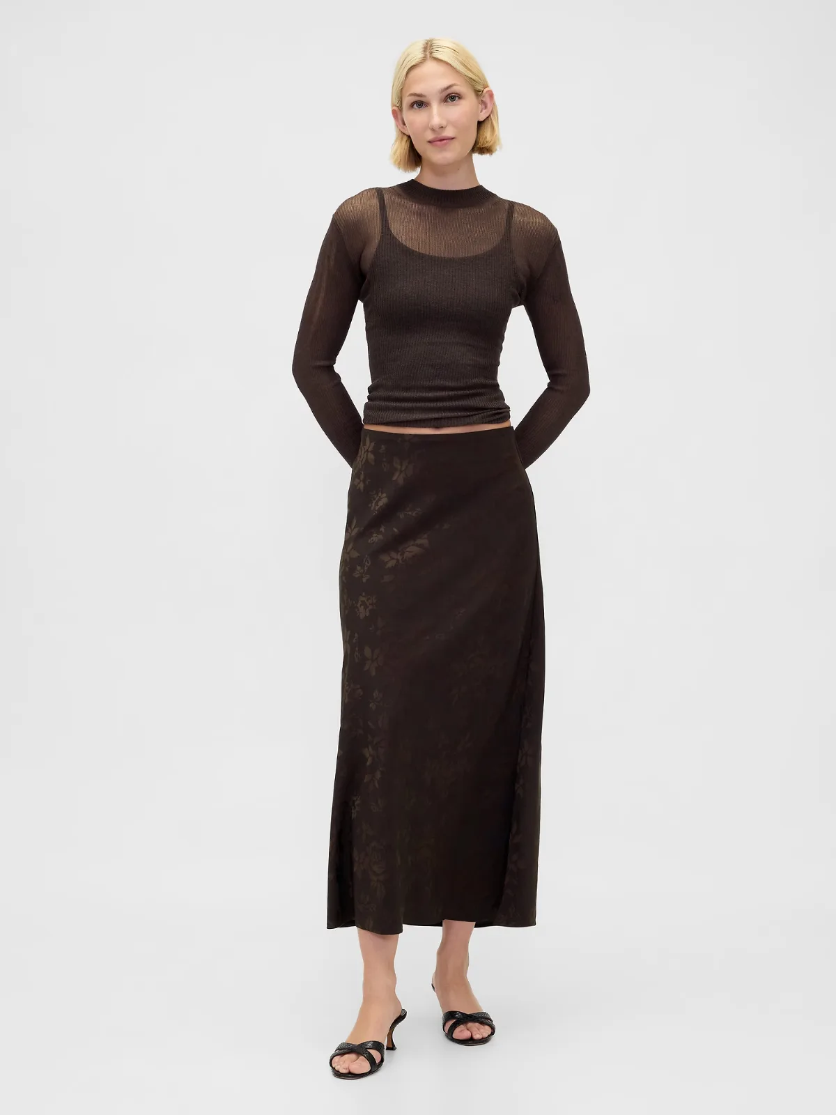 Maxi Slip Skirt