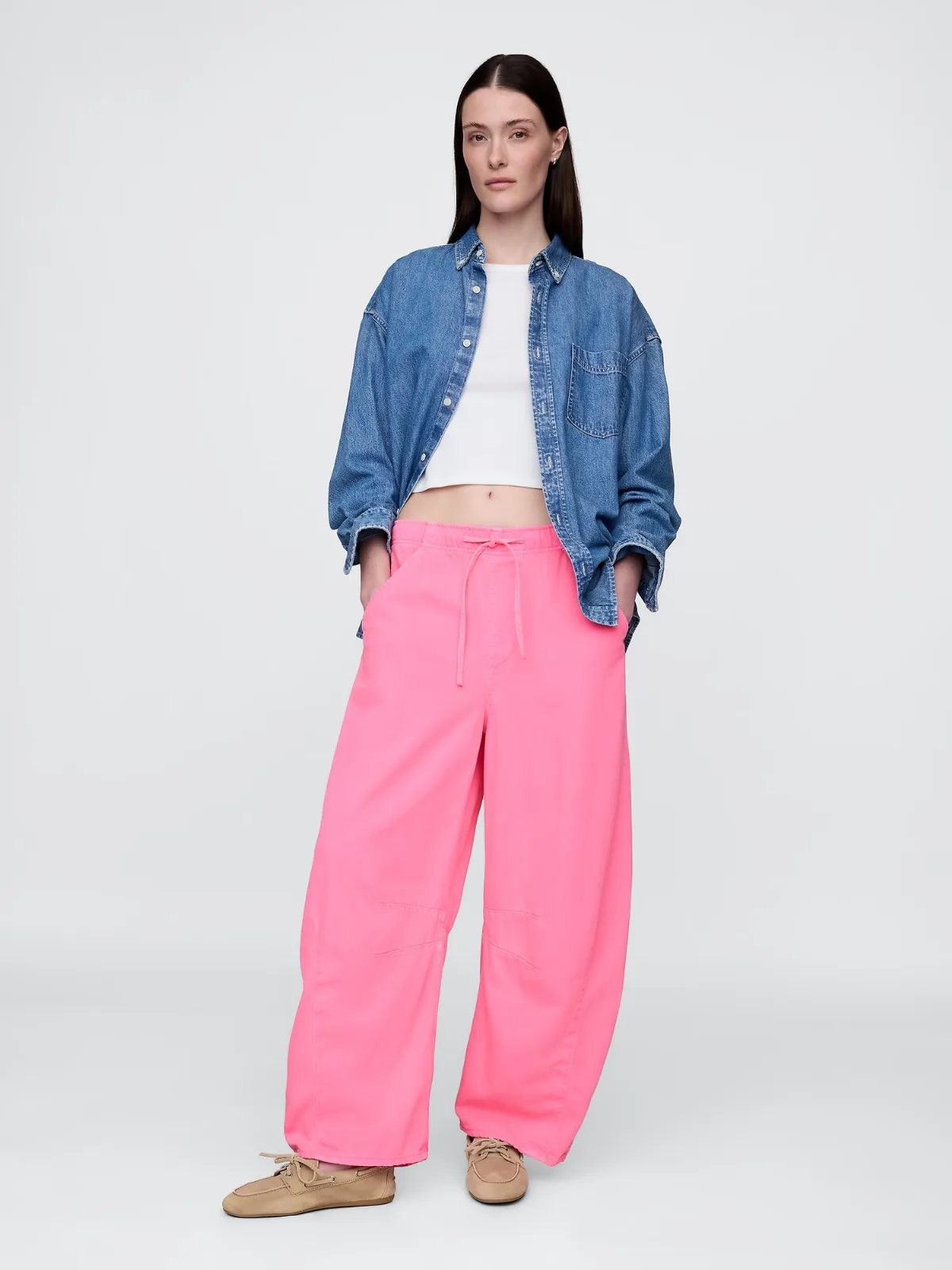 Mid Rise Easy Horseshoe Jeans by Gap