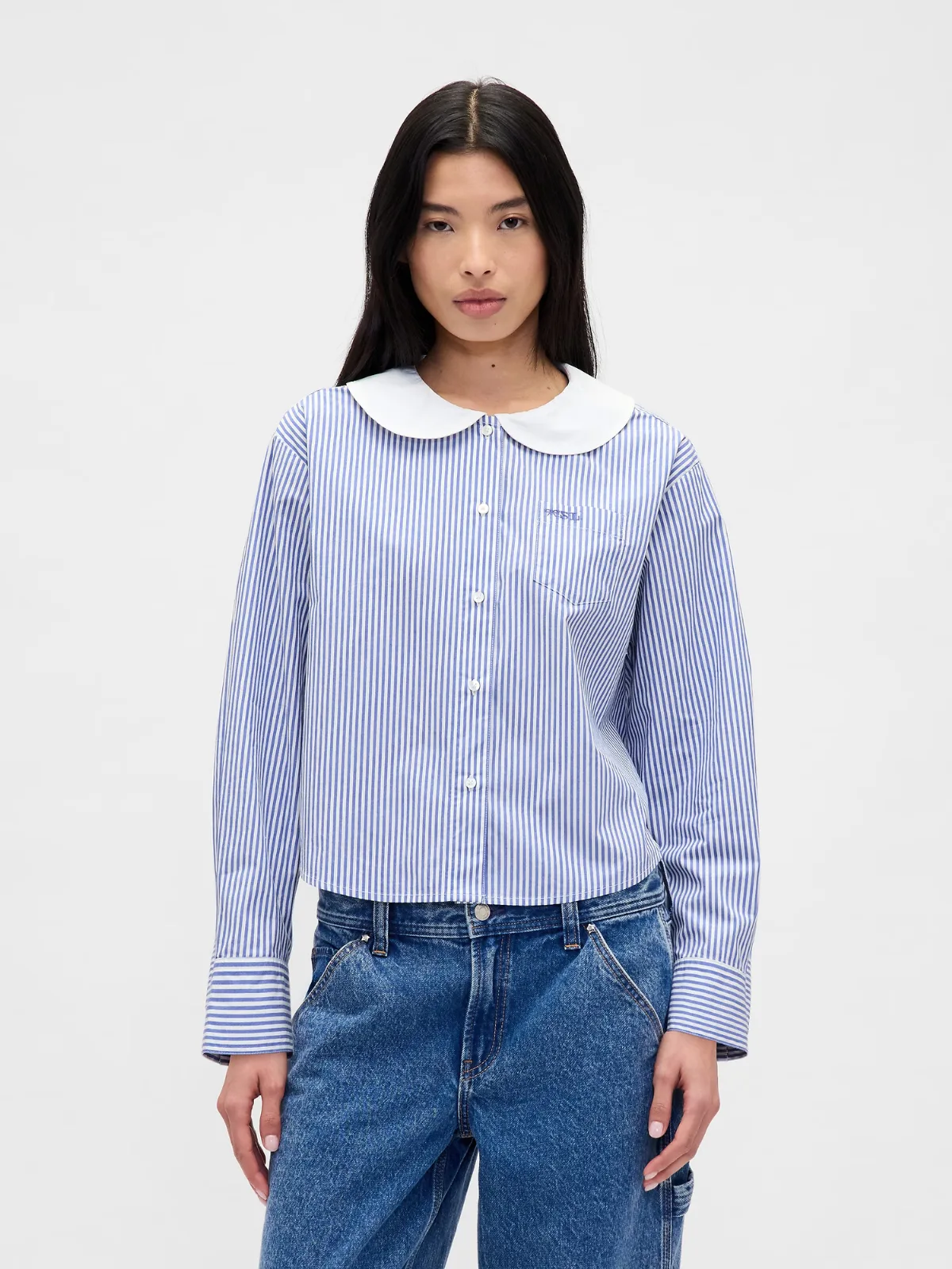Gap x Sandy Liang Poplin Oversized Shirt by Gap