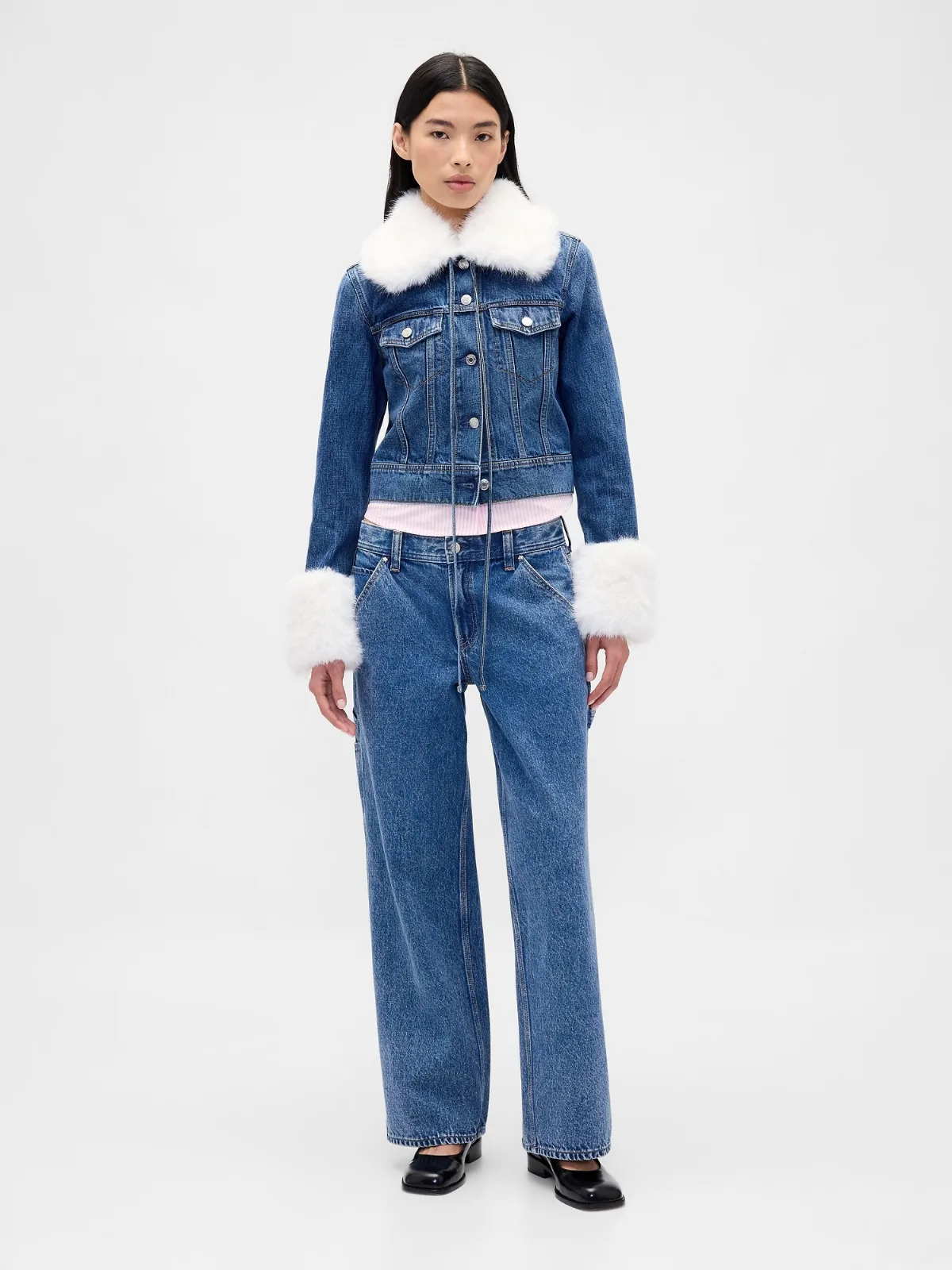 Gap x Sandy Liang Low Rise 90s Loose Carpenter Jeans by Gap