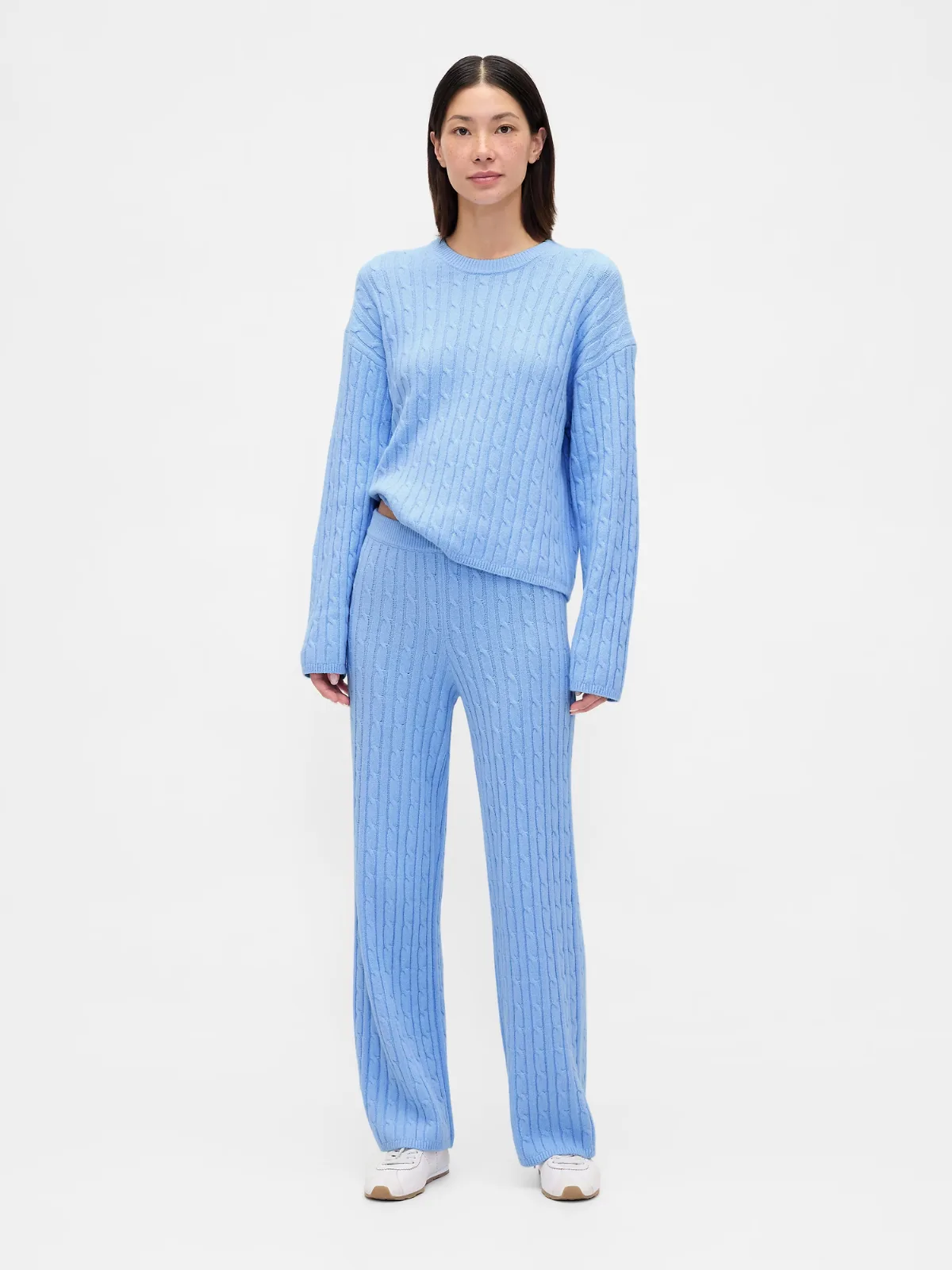 CashSoft Cable-Knit Sweater Pants by Gap