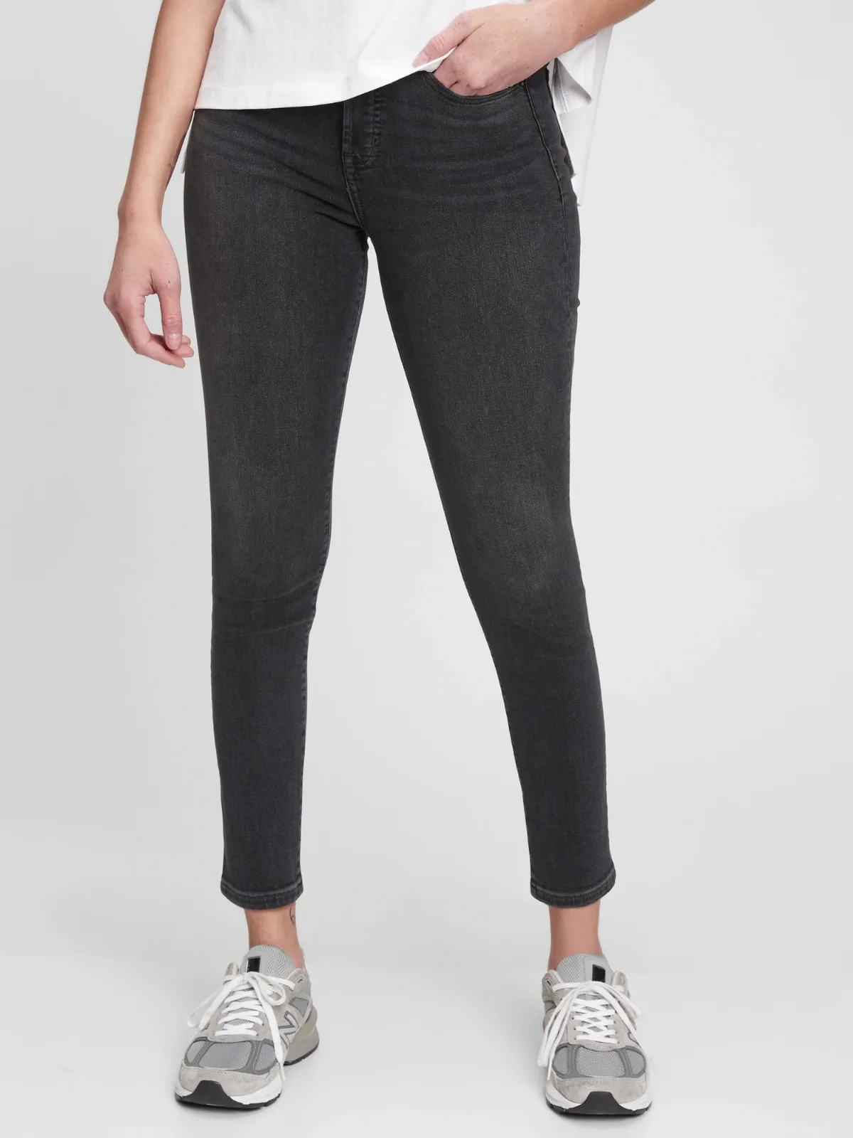 Sky High Rise True Skinny Jeans by Gap