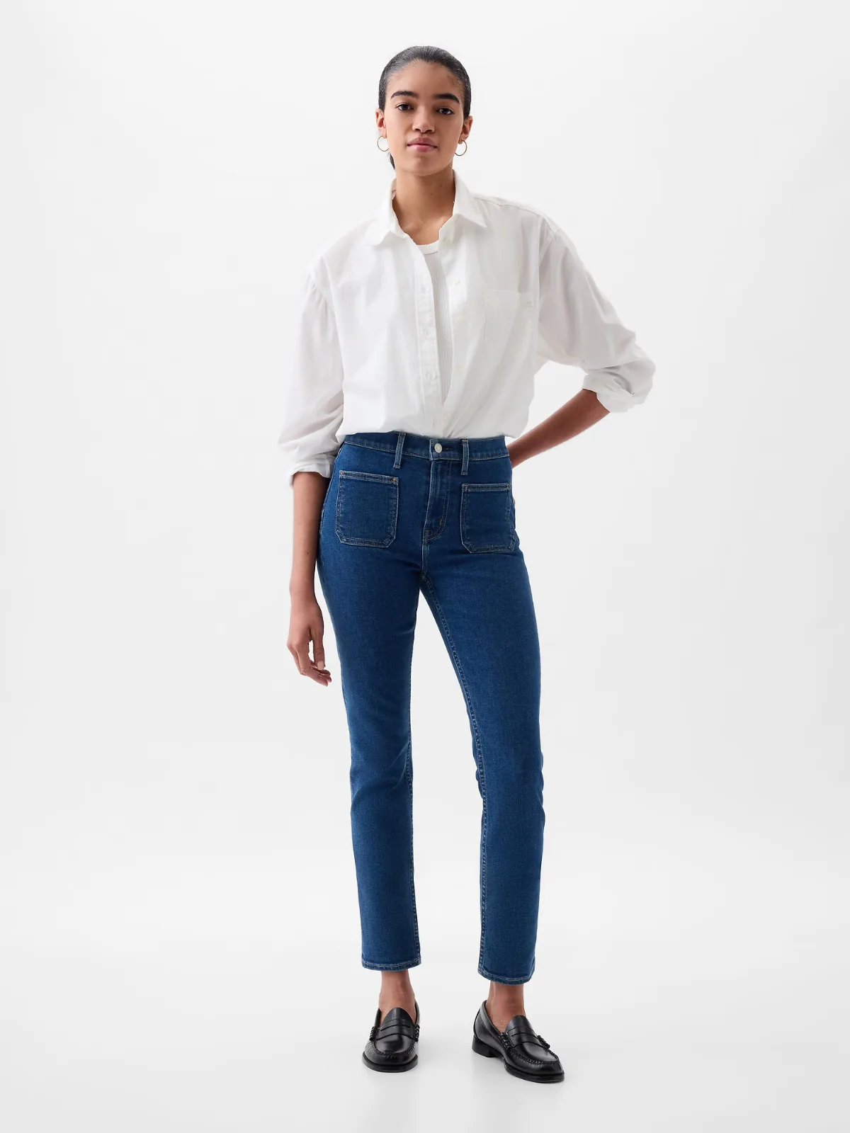 Mid Rise Vintage Slim Jeans by Gap