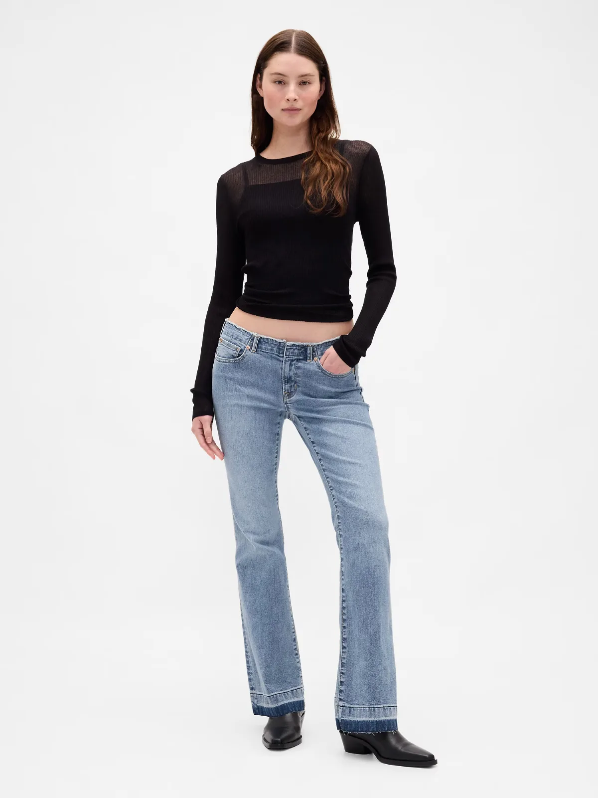 Low Rise Long & Lean Jeans by Gap
