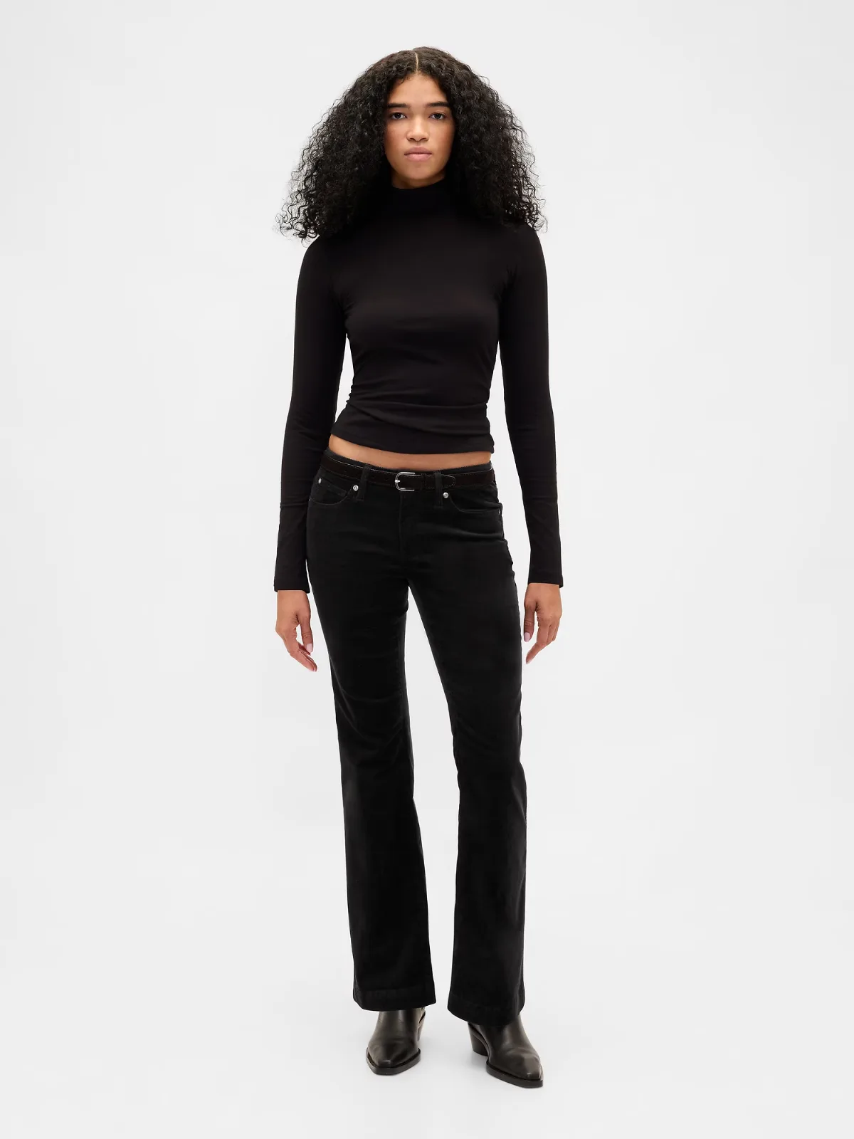 Low Rise Corduroy Long & Lean Pants by Gap