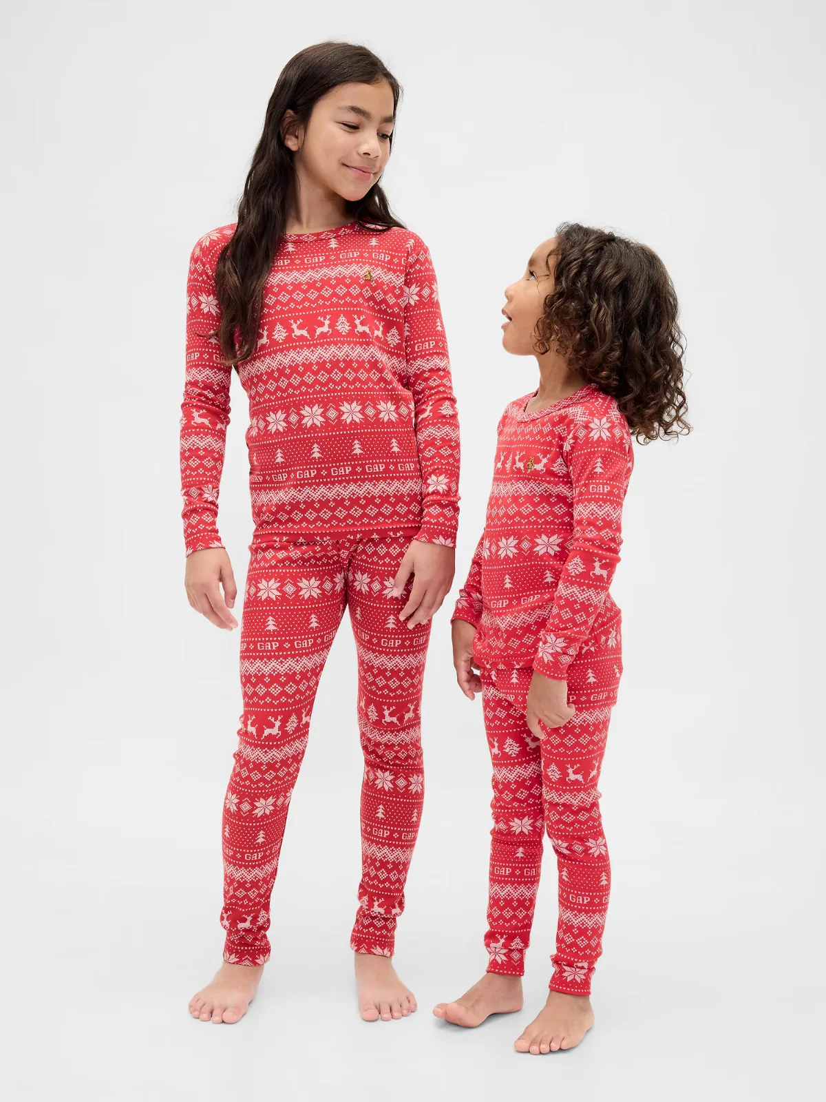 Organic Brushed Cotton Holiday PJ Set by Gap