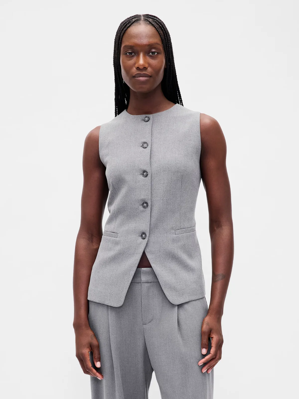 High-Neck Vest by Gap