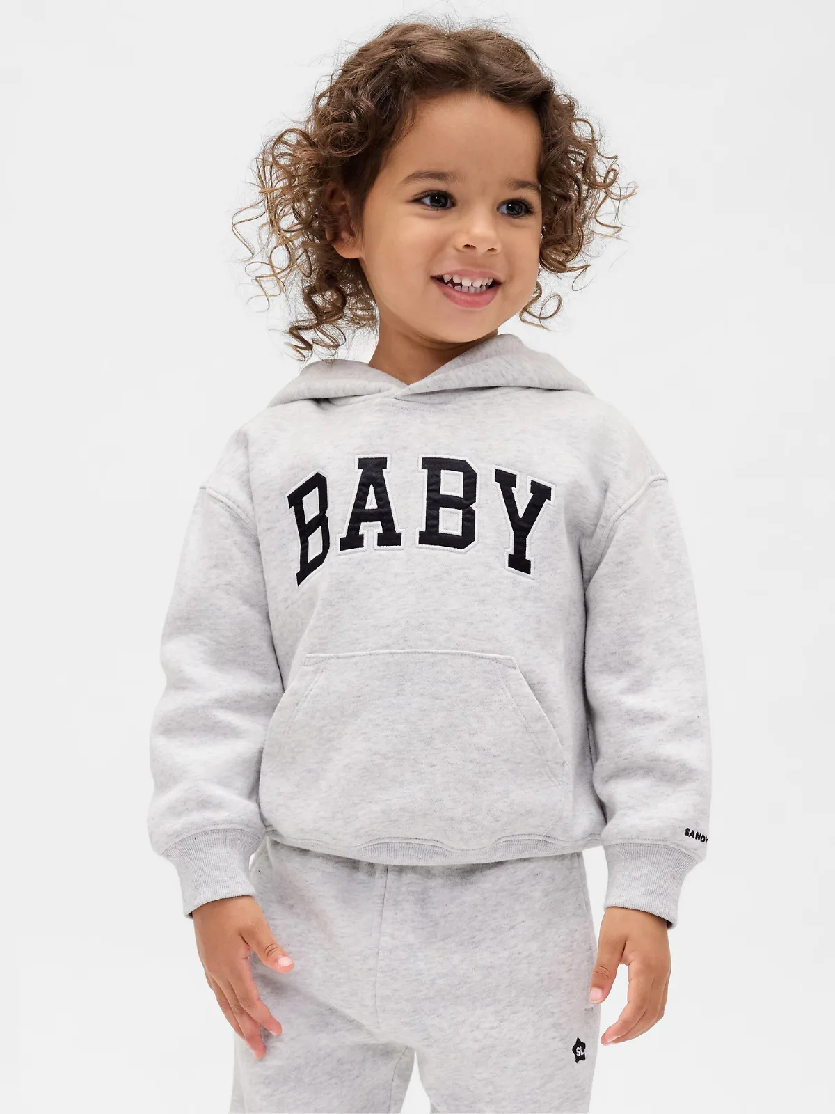 Gap x Sandy Liang VintageSoft Logo Hoodie by Gap