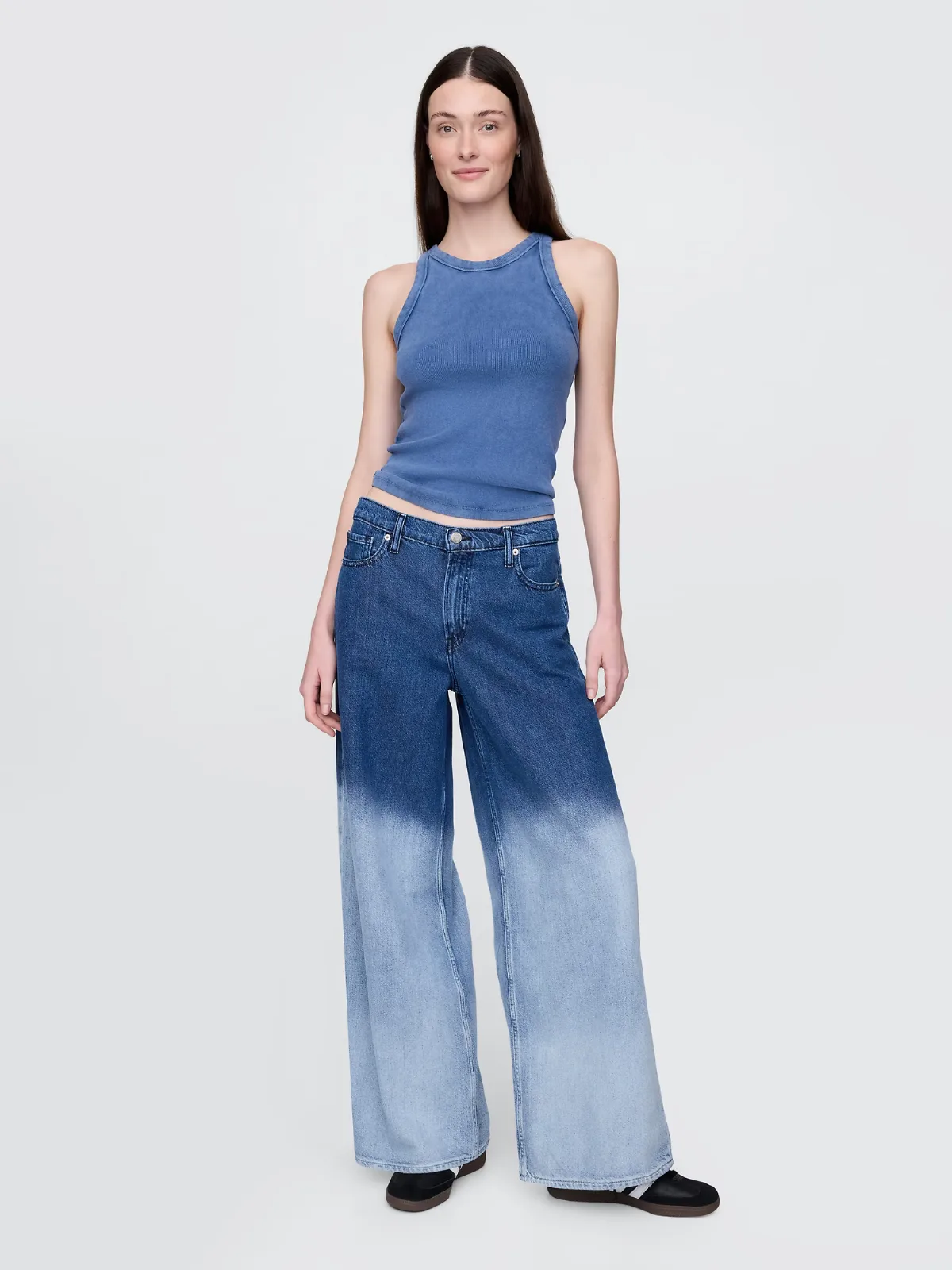 Mid Rise UltraSoft Baggy Jeans by Gap