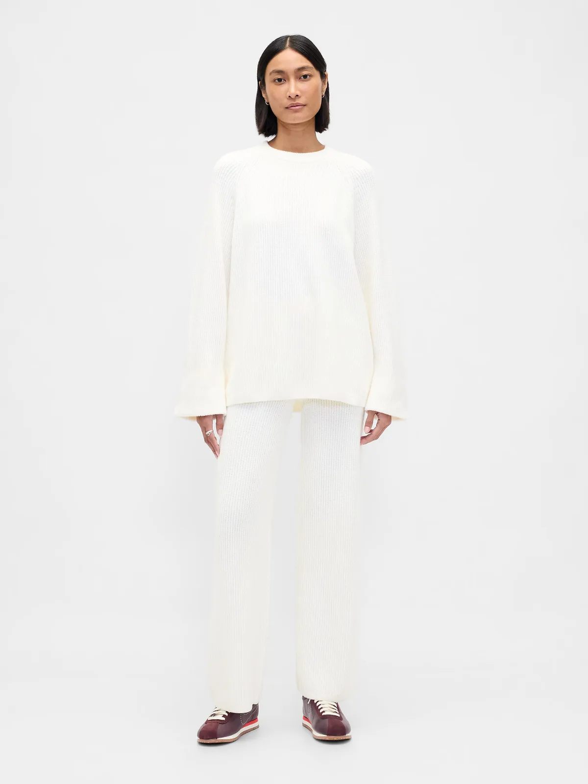 CashSoft Shaker-Stitch Sweater Pants by Gap