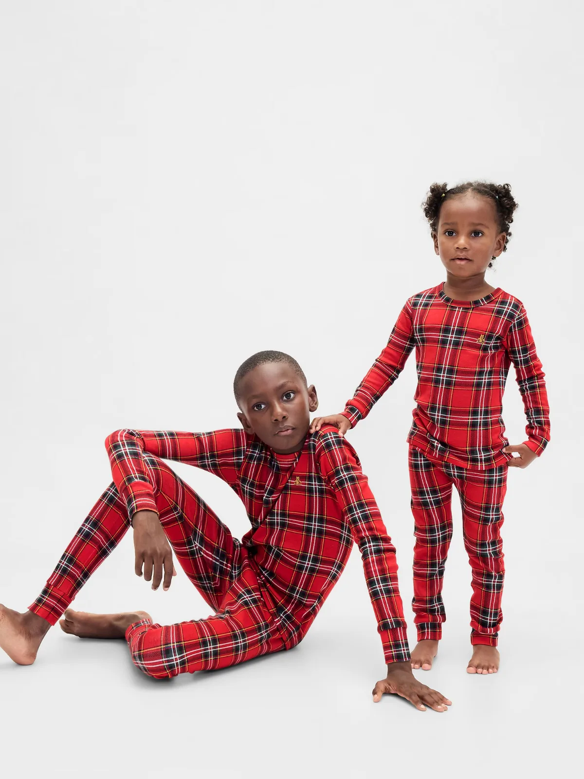 Organic Brushed Cotton Holiday PJ Set by Gap