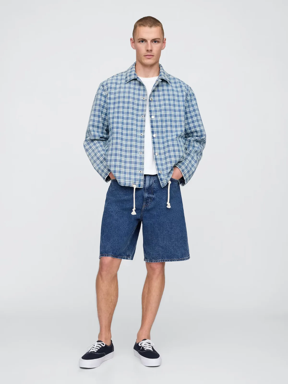 90s Loose Denim Shorts by Gap