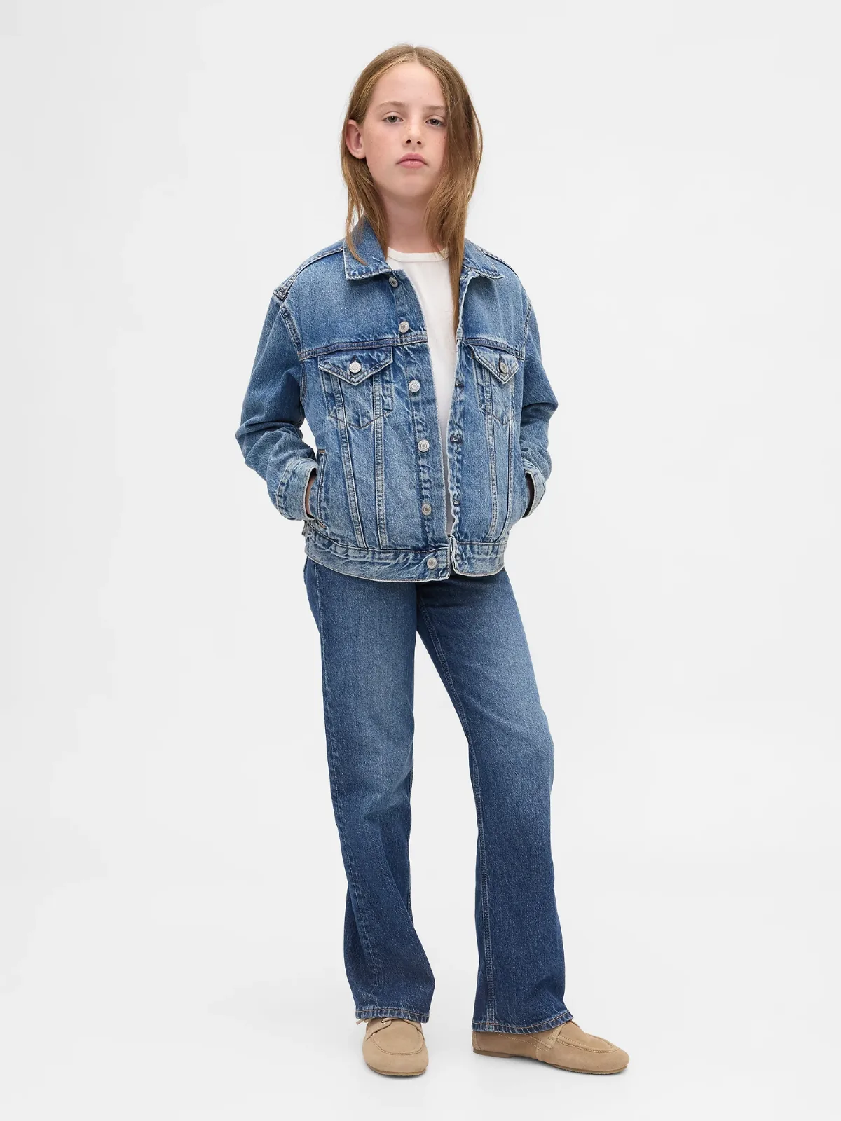 Low Rise Straight Jeans by Gap