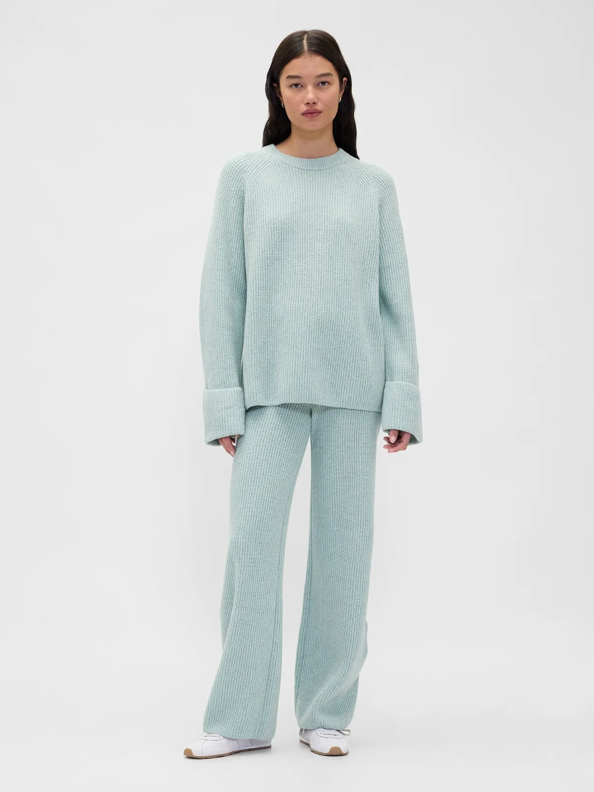 CashSoft Shaker-Stitch Sweater Pants by Gap
