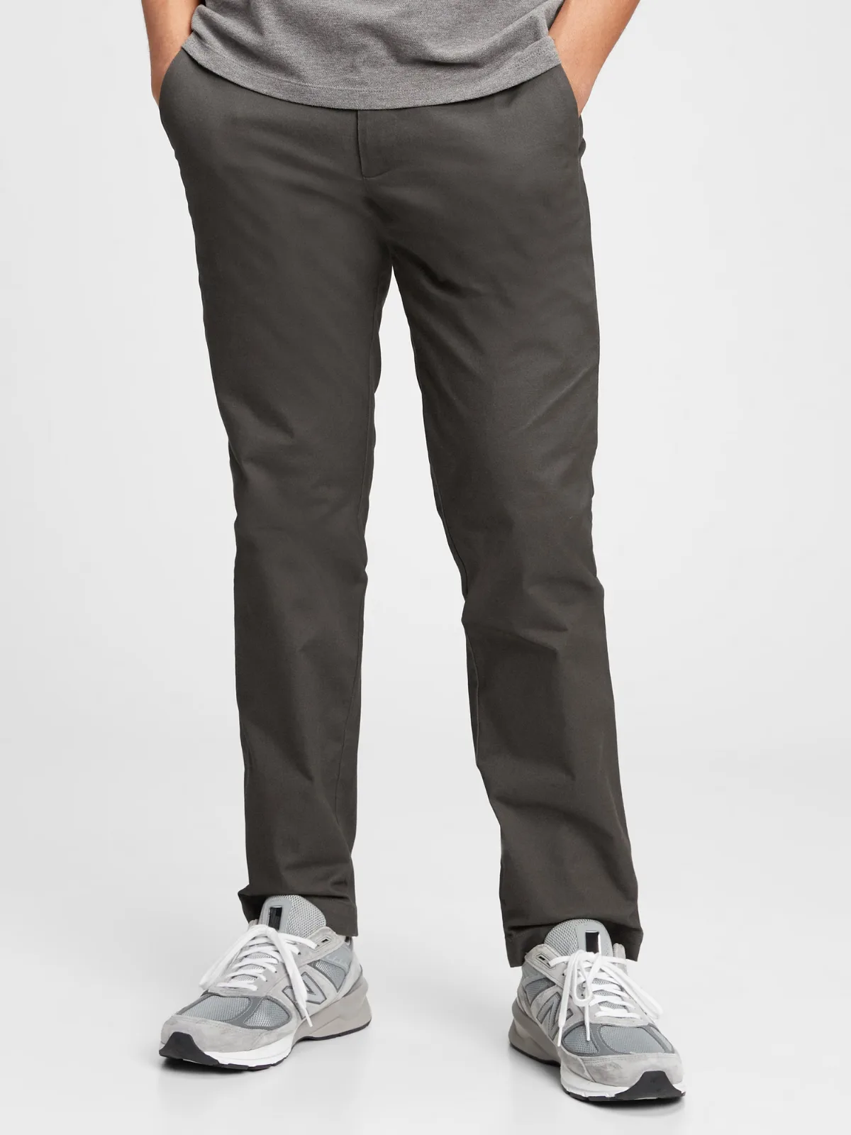 Modern Straight Khakis by Gap