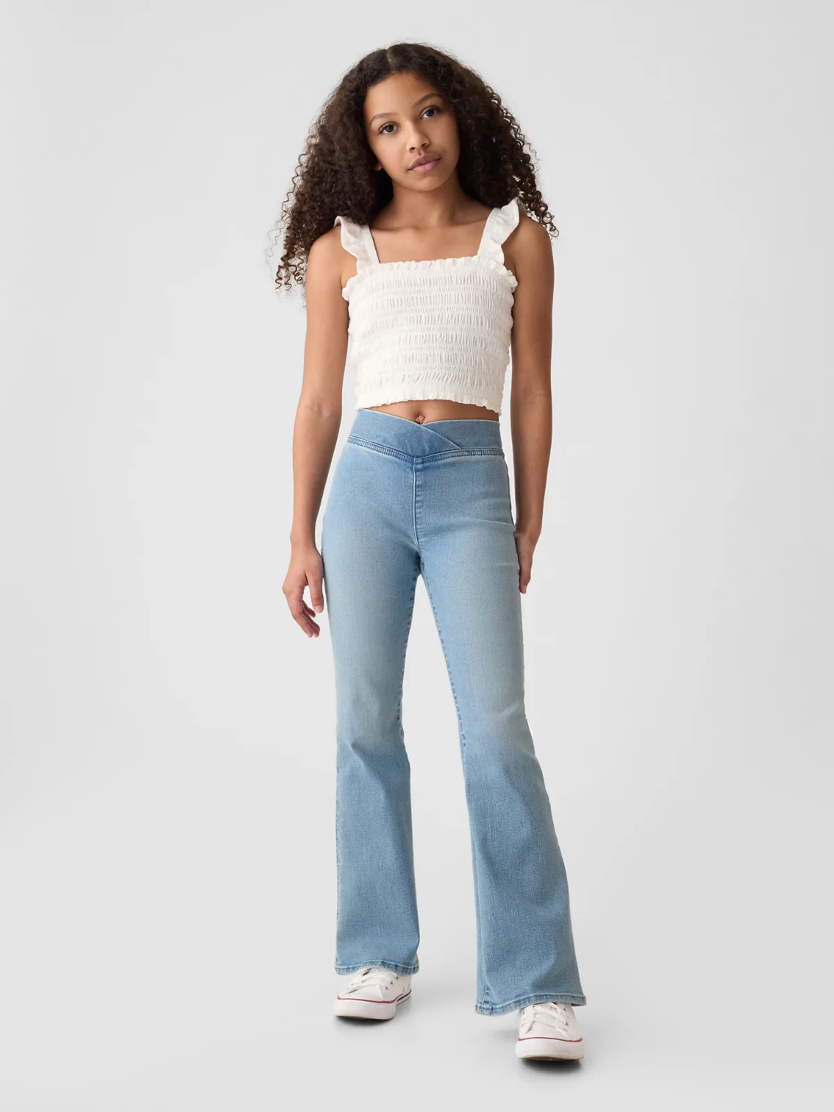 High Rise Flare Jeggings by Gap