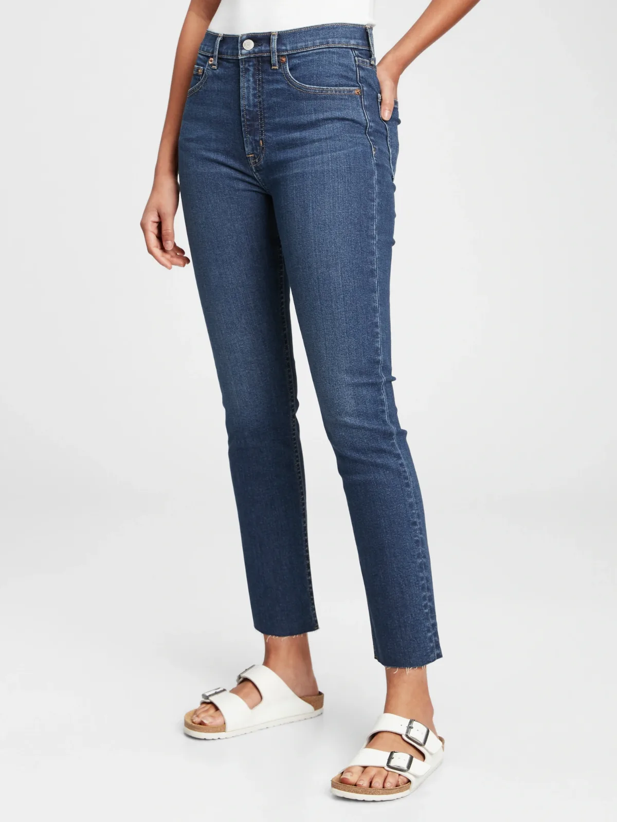 High Rise Vintage Slim Jeans by Gap