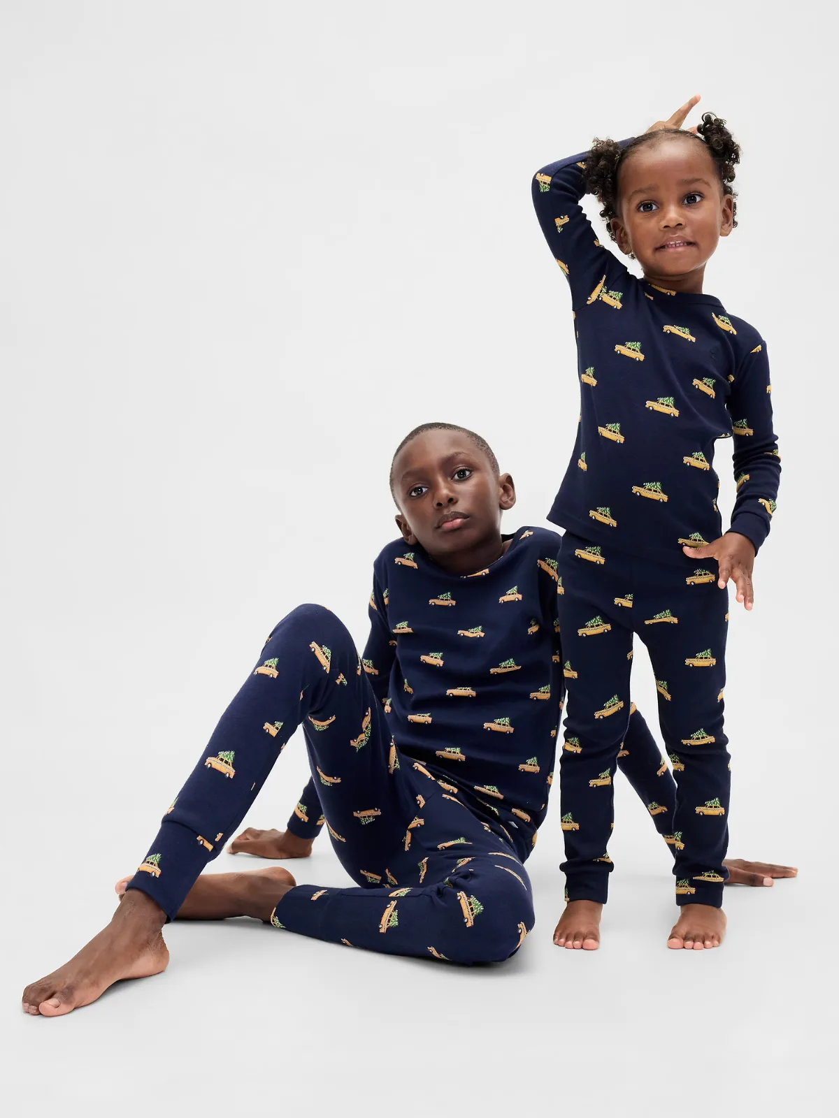 Organic Brushed Cotton Holiday PJ Set by Gap