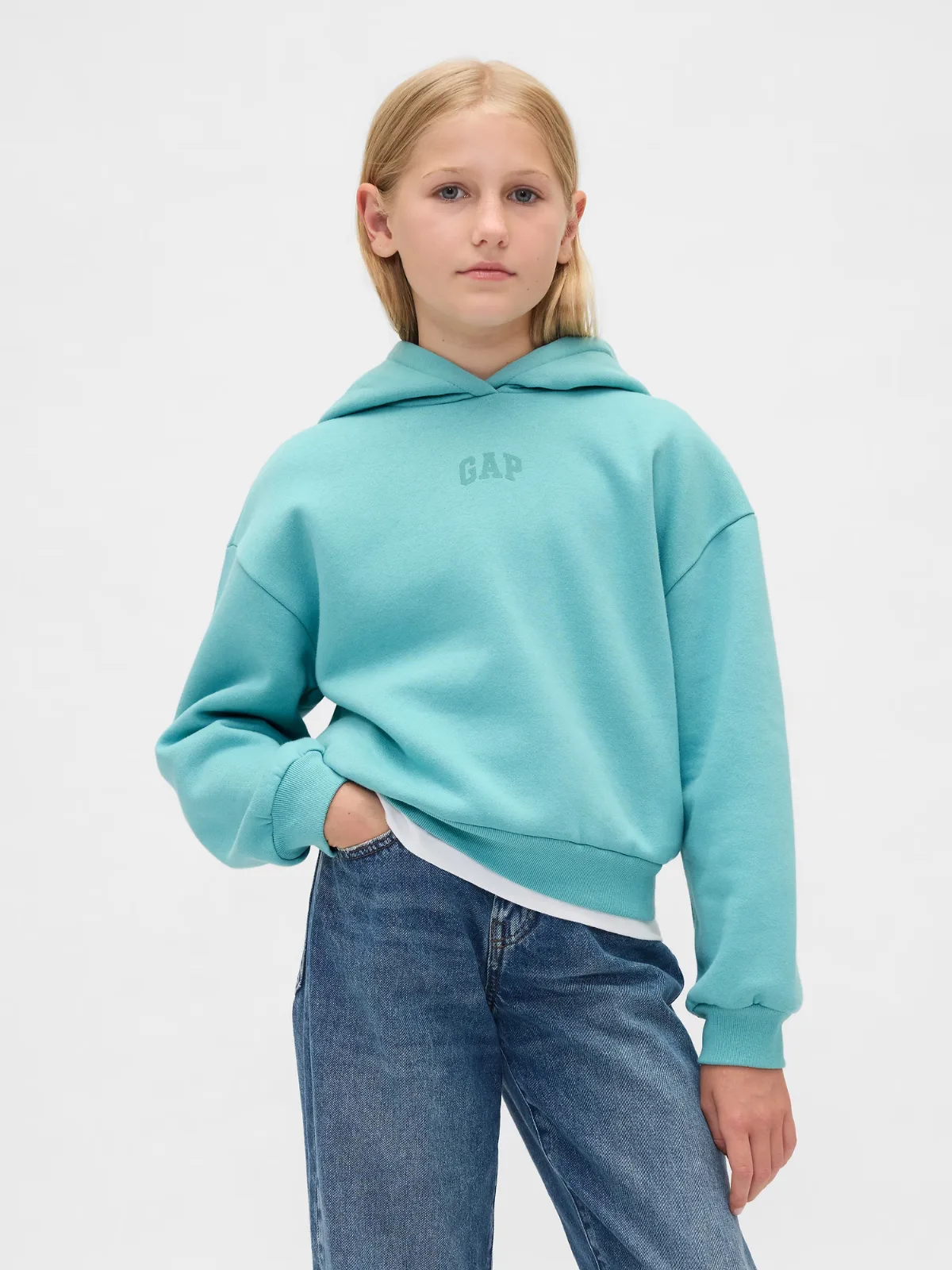 VintageSoft Logo Hoodie by Gap