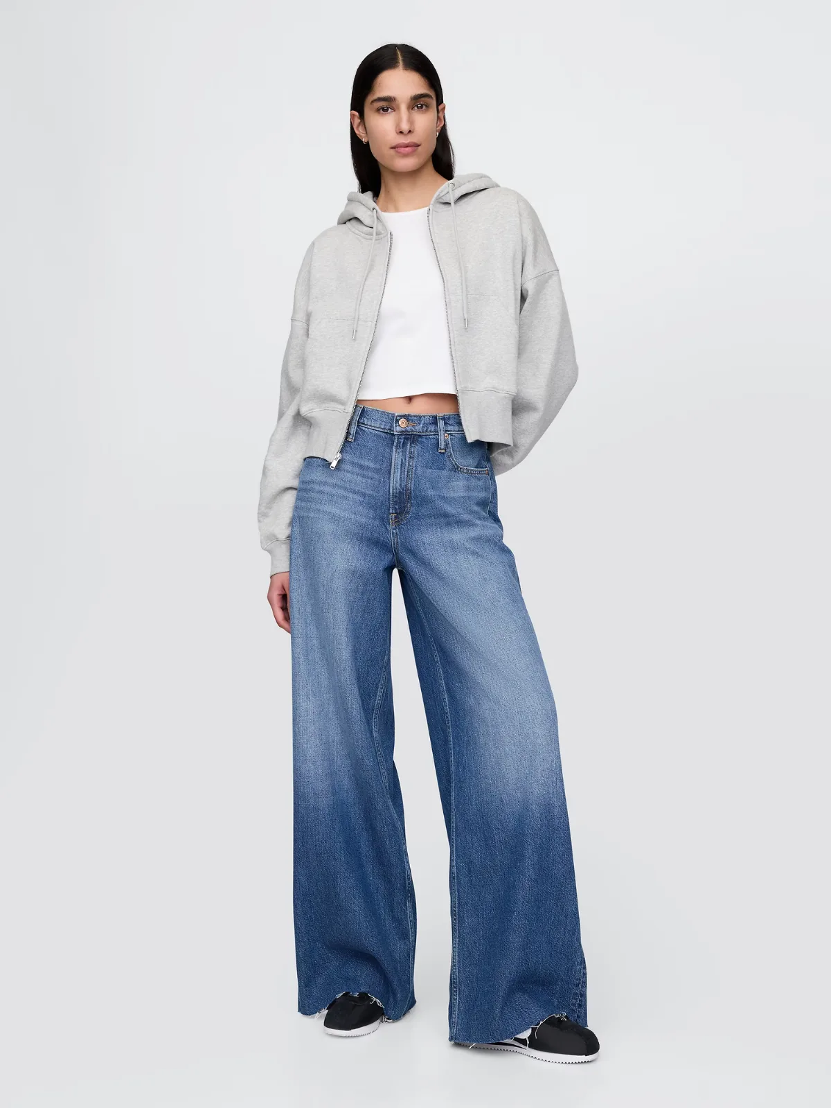 Mid Rise UltraSoft Baggy Jeans by Gap