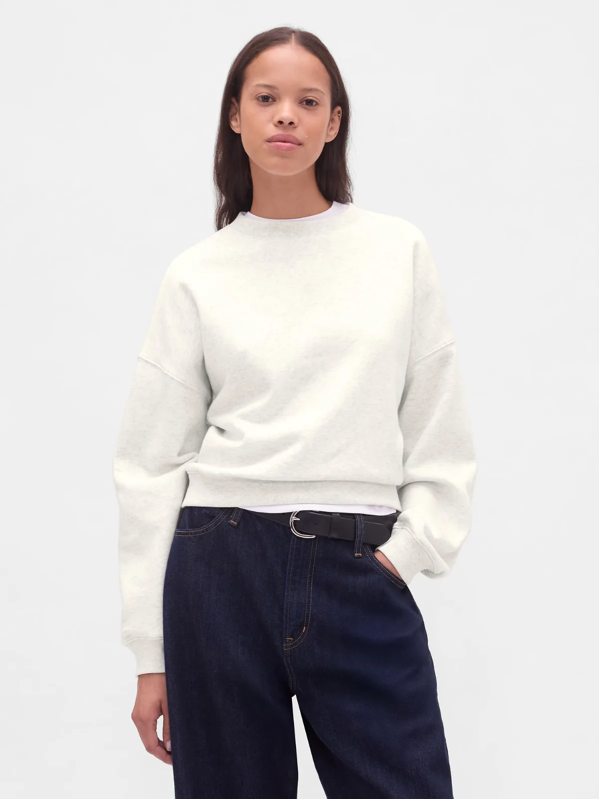 VintageSoft Wedge Crewneck Sweatshirt by Gap