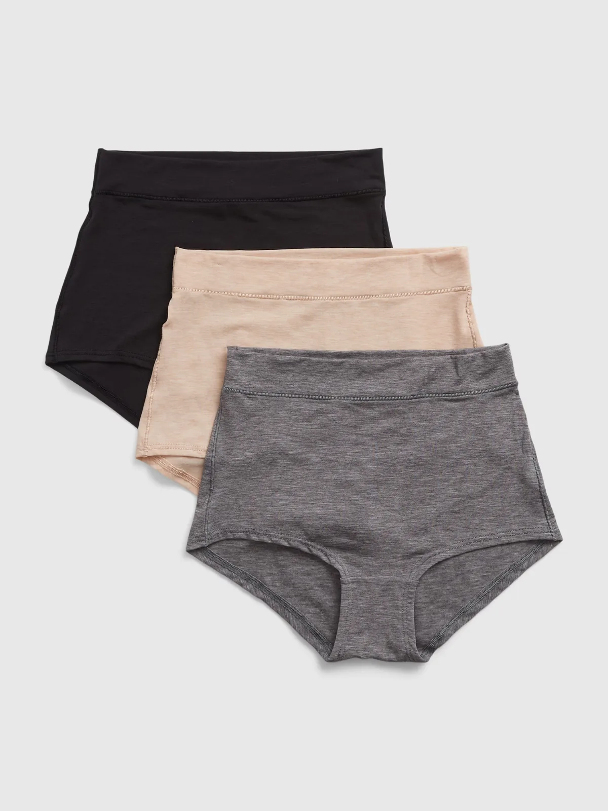 Breathe High Rise Bikini (3-Pack) by Gap
