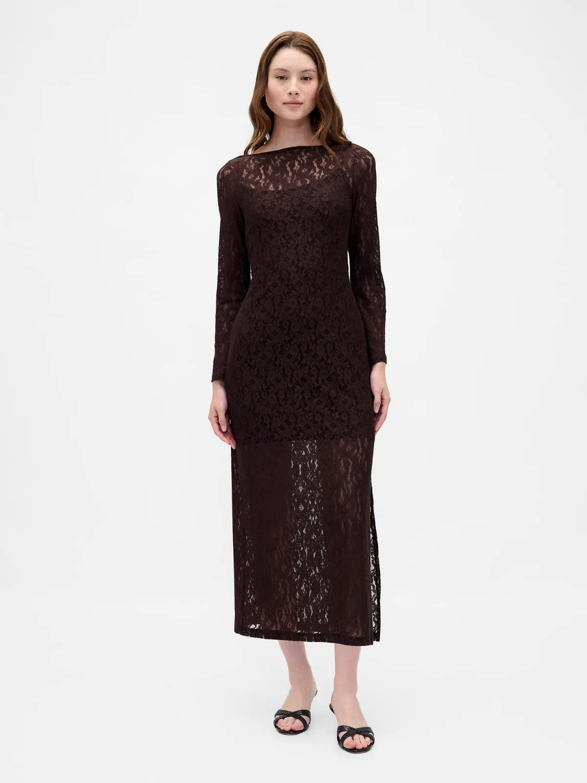 Lace Bell-Sleeve Maxi Dress by Gap