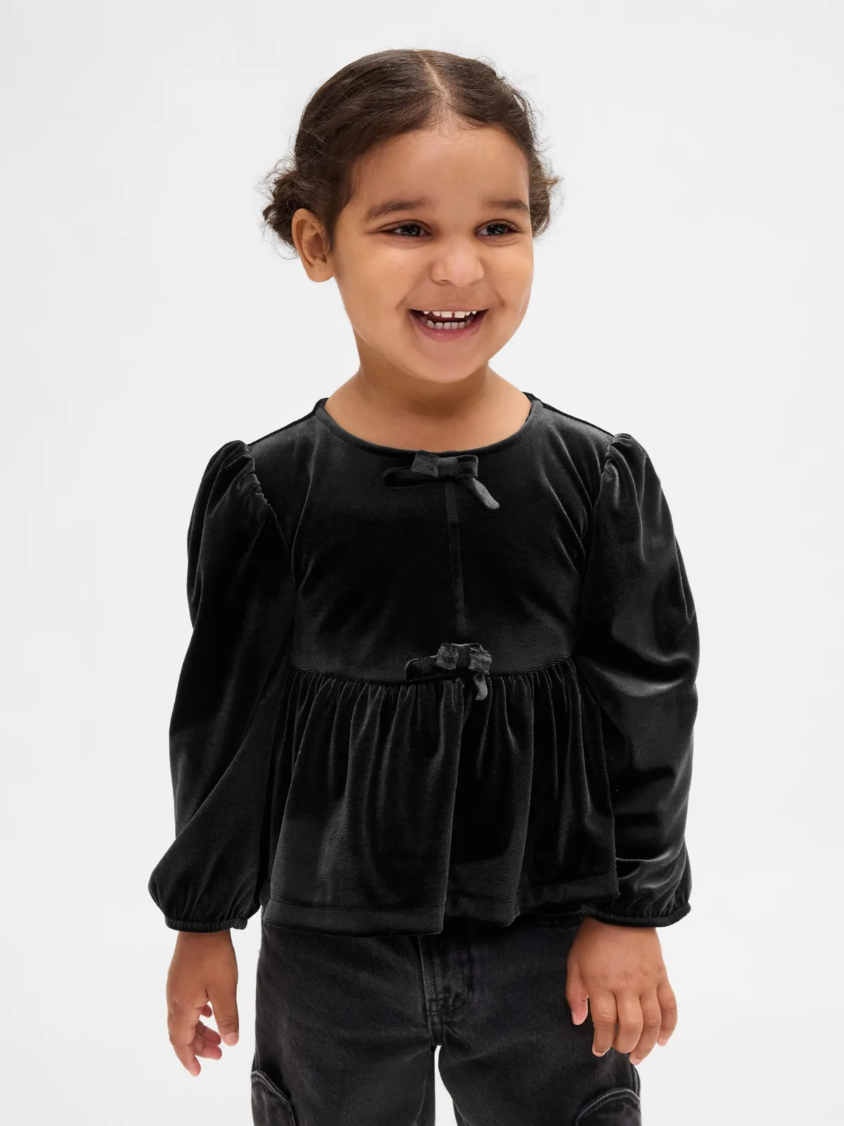 Velour Bow Top by Gap