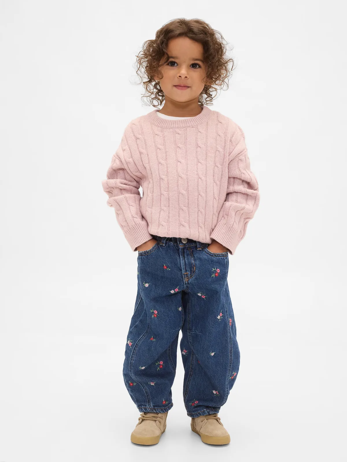 Floral Horseshoe Jeans by Gap