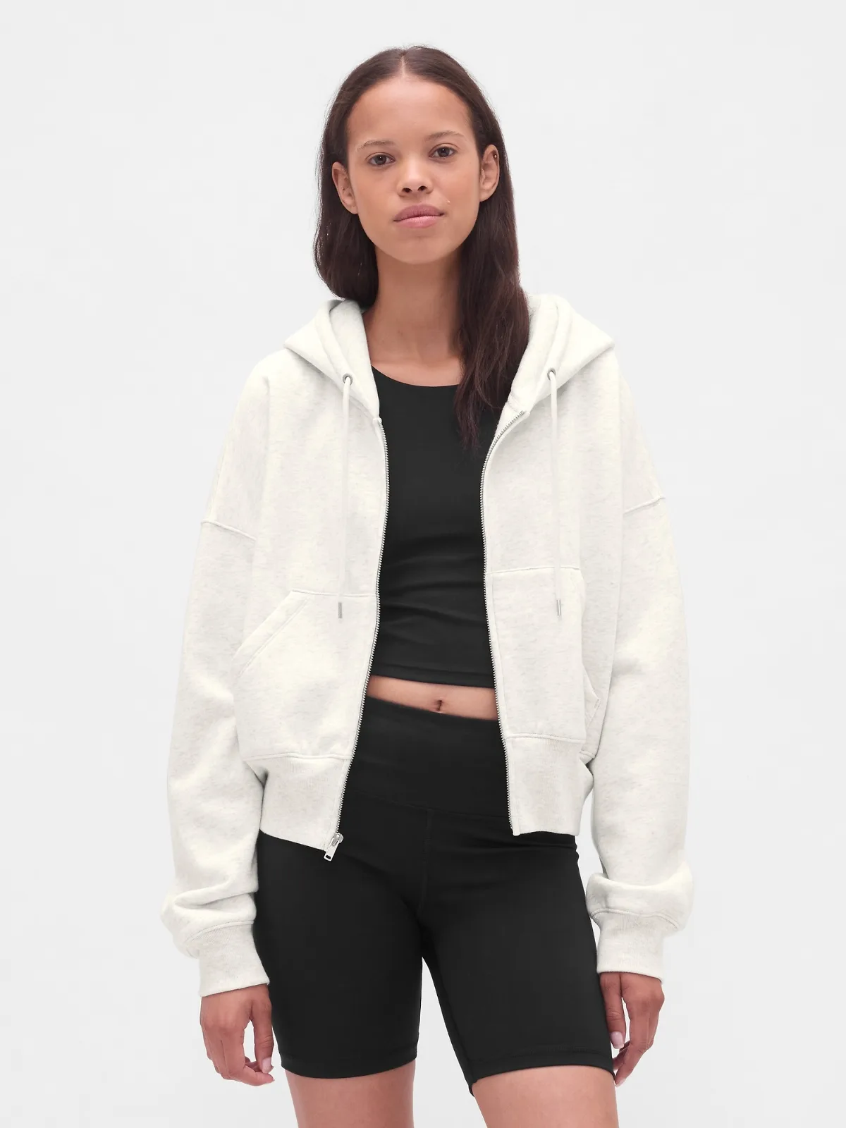 VintageSoft Wedge Zip Hoodie by Gap